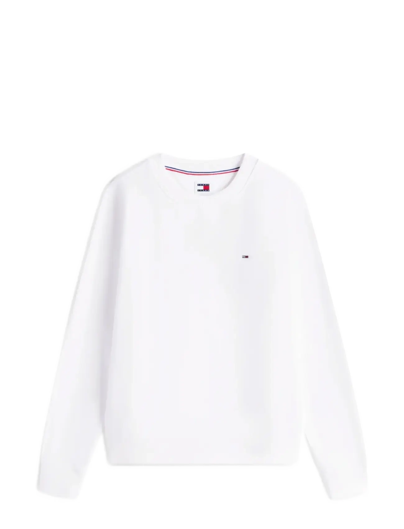 TOMMY JEANS Tjw Reg S Flag Crew Weiß - L - Damen