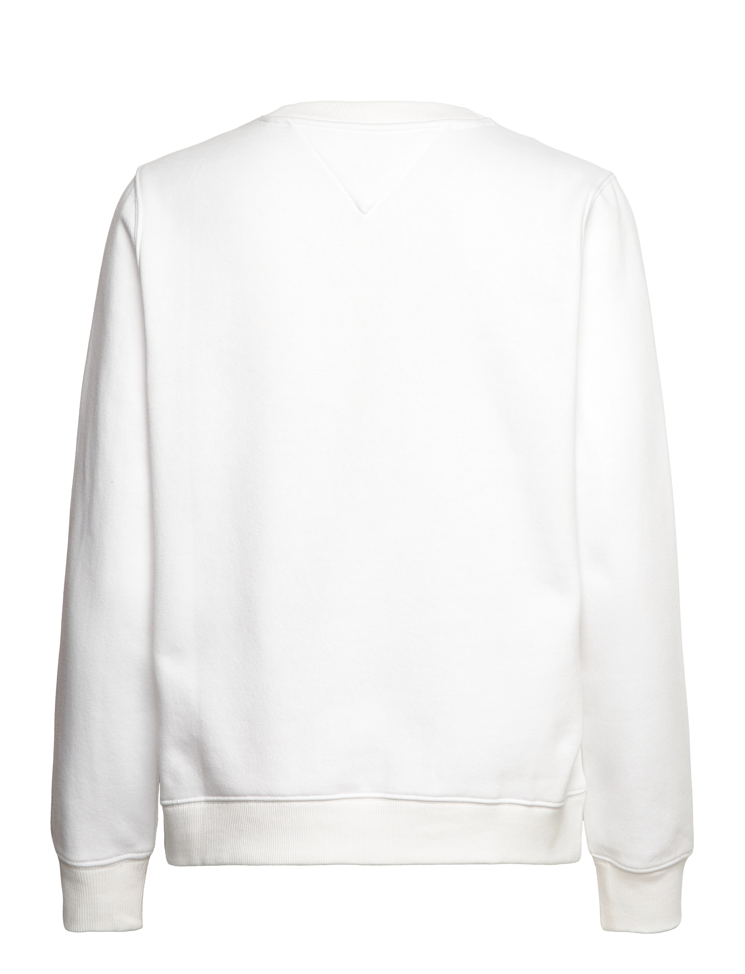 Tommy Jeans - TJW REG S FLAG CREW - sweatshirts - white - 2