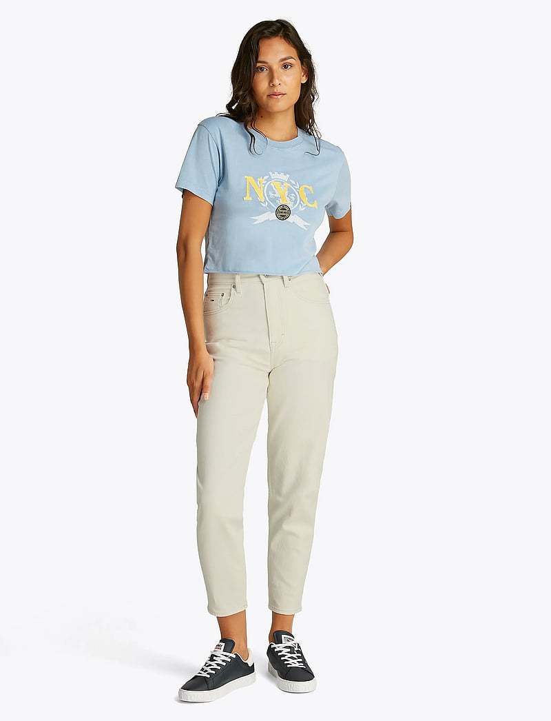 Tommy Jeans - MOM JEAN UH TPR BI4191 - denim white - 4