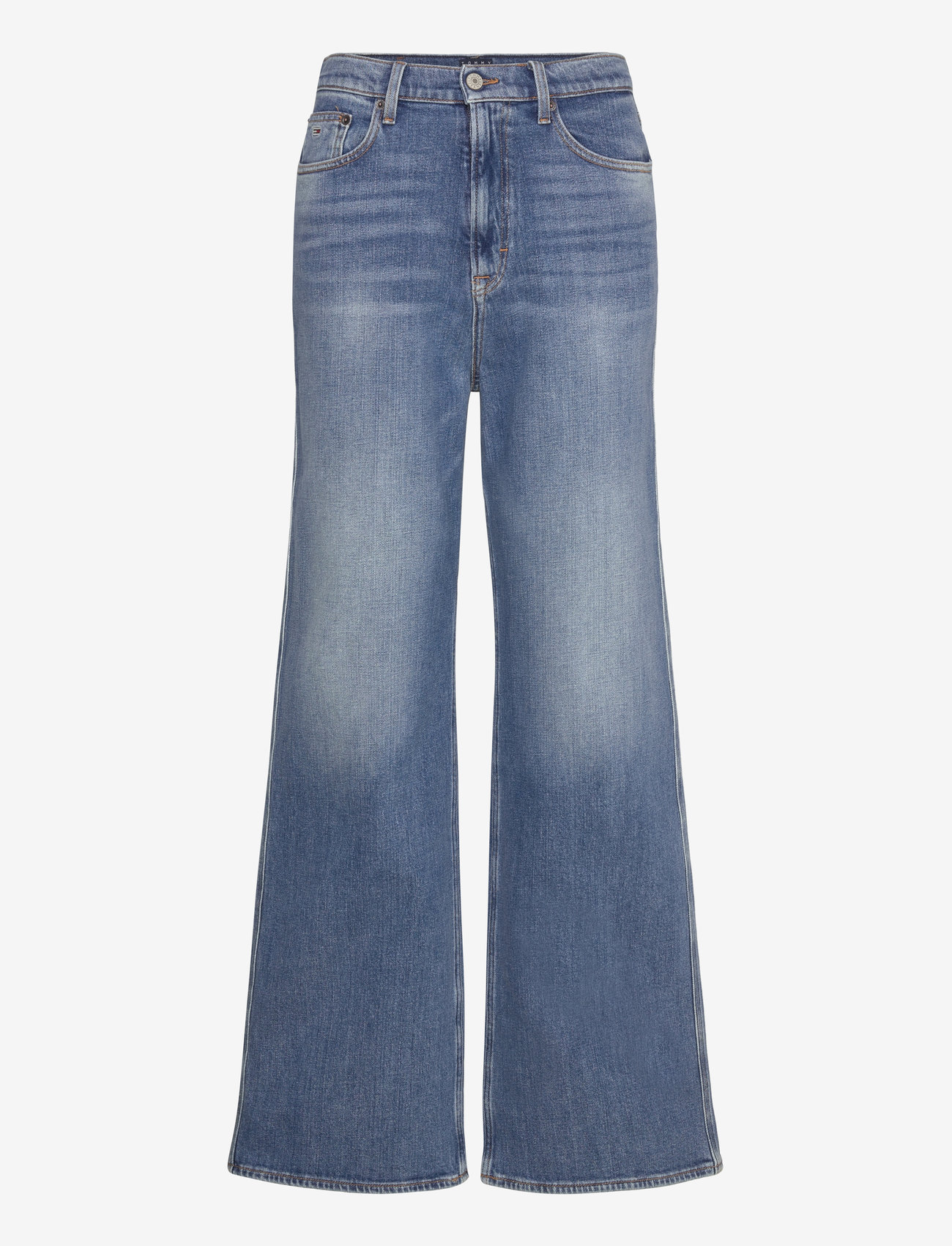 Tommy Jeans - CLAIRE HR WD BI0134 CO - alt eriti laia säärega teksad - denim medium - 1