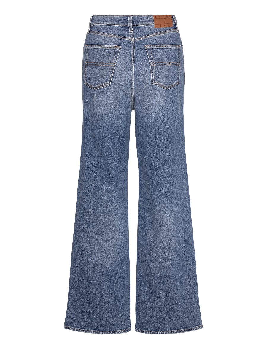 Tommy Jeans - CLAIRE HR WD BI0134 CO - schlaghosen - denim medium - 2