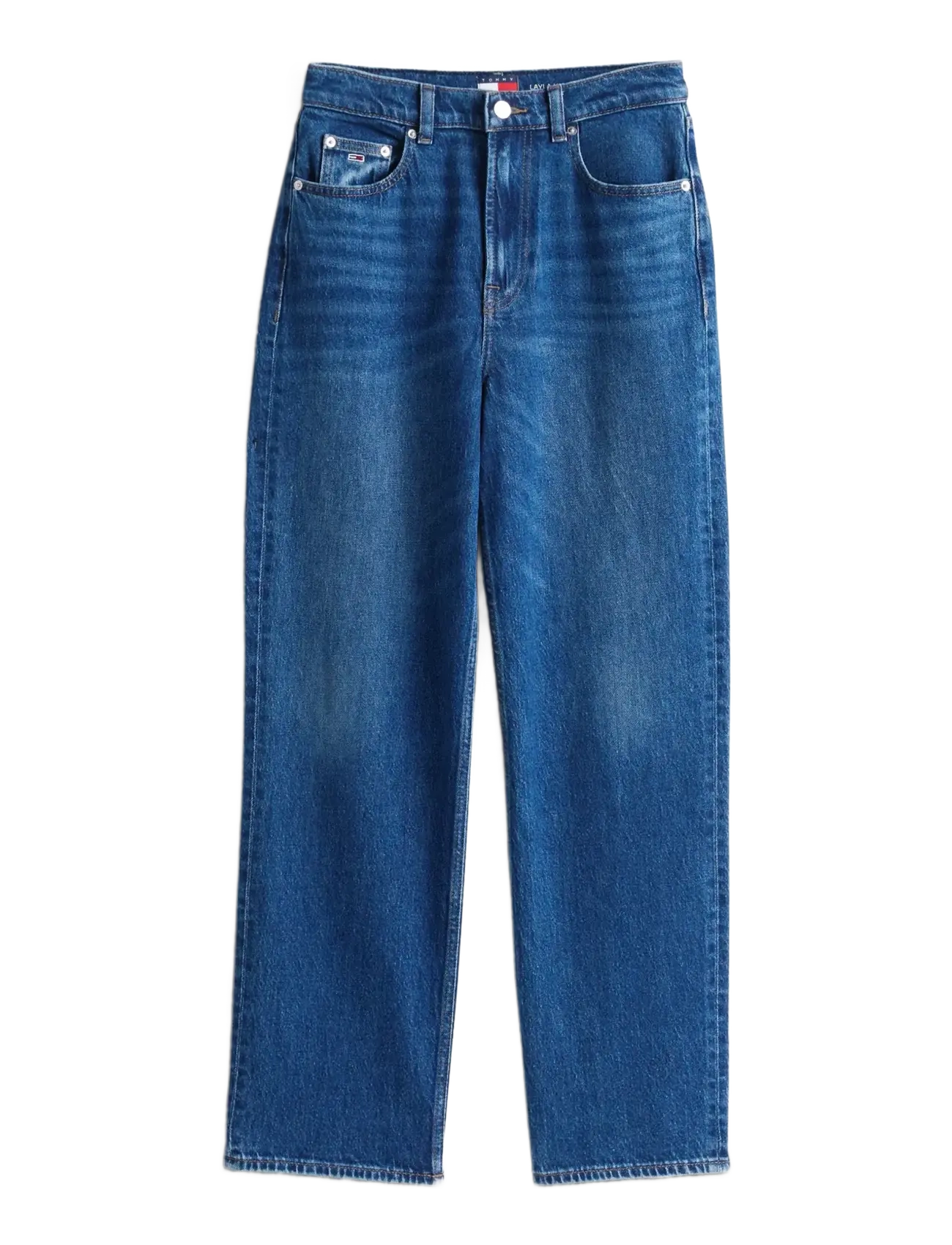 Tommy Jeans LAYLA HR SLIM STR BI0152 CO - Slim fit -farkut - DENIM DARK / blue