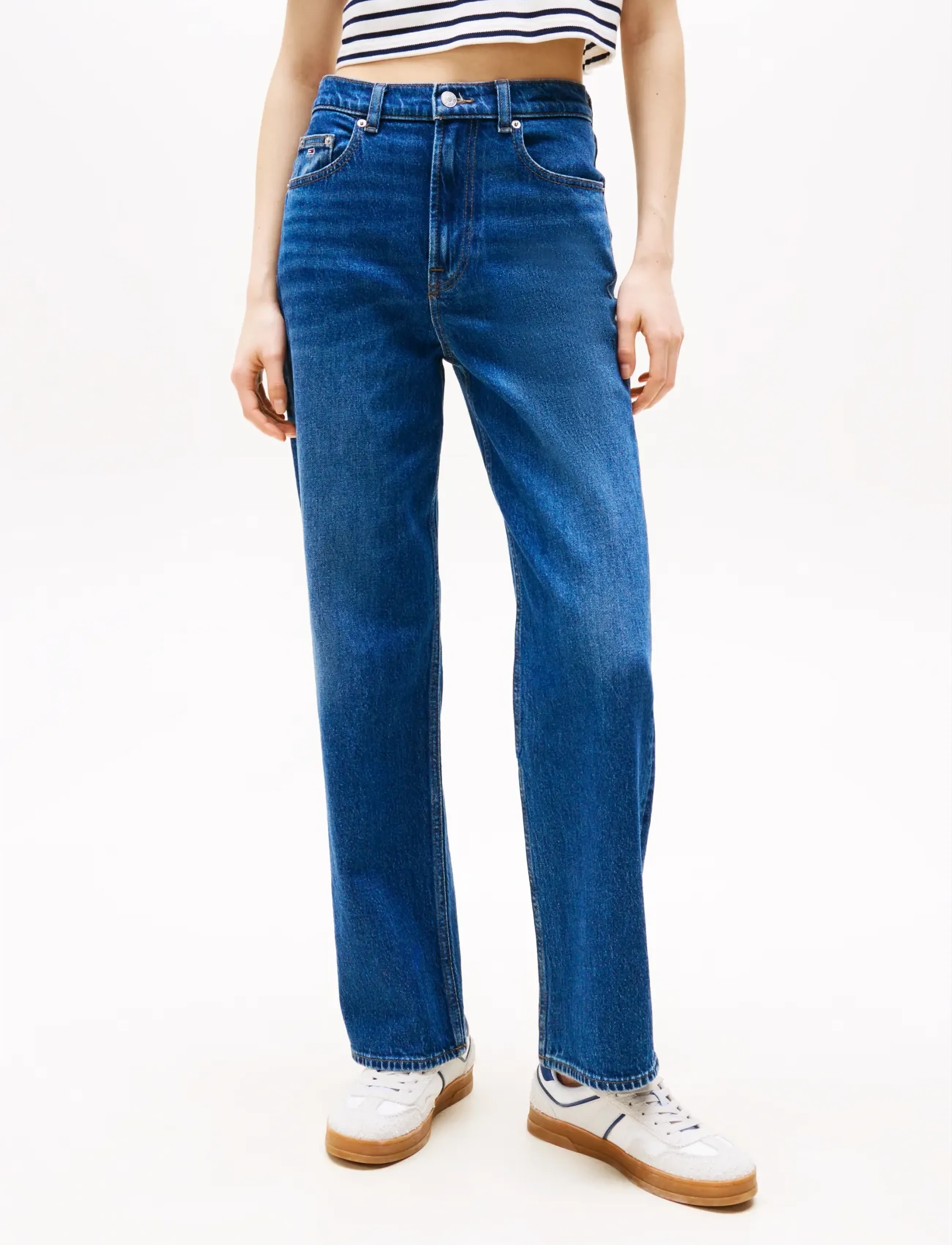Tommy Jeans Layla Hr Slim Str Bi0152 Co, 29 x 34, Blue, Jeans > Smalle, Dame
