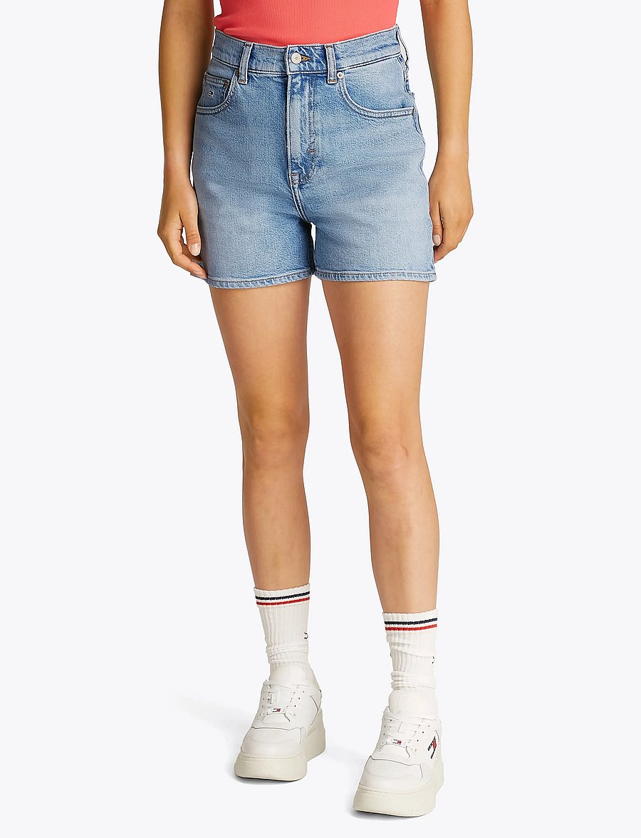 Tommy Jeans - MOM SHORT BI0112 - jeansshorts - denim light - 0