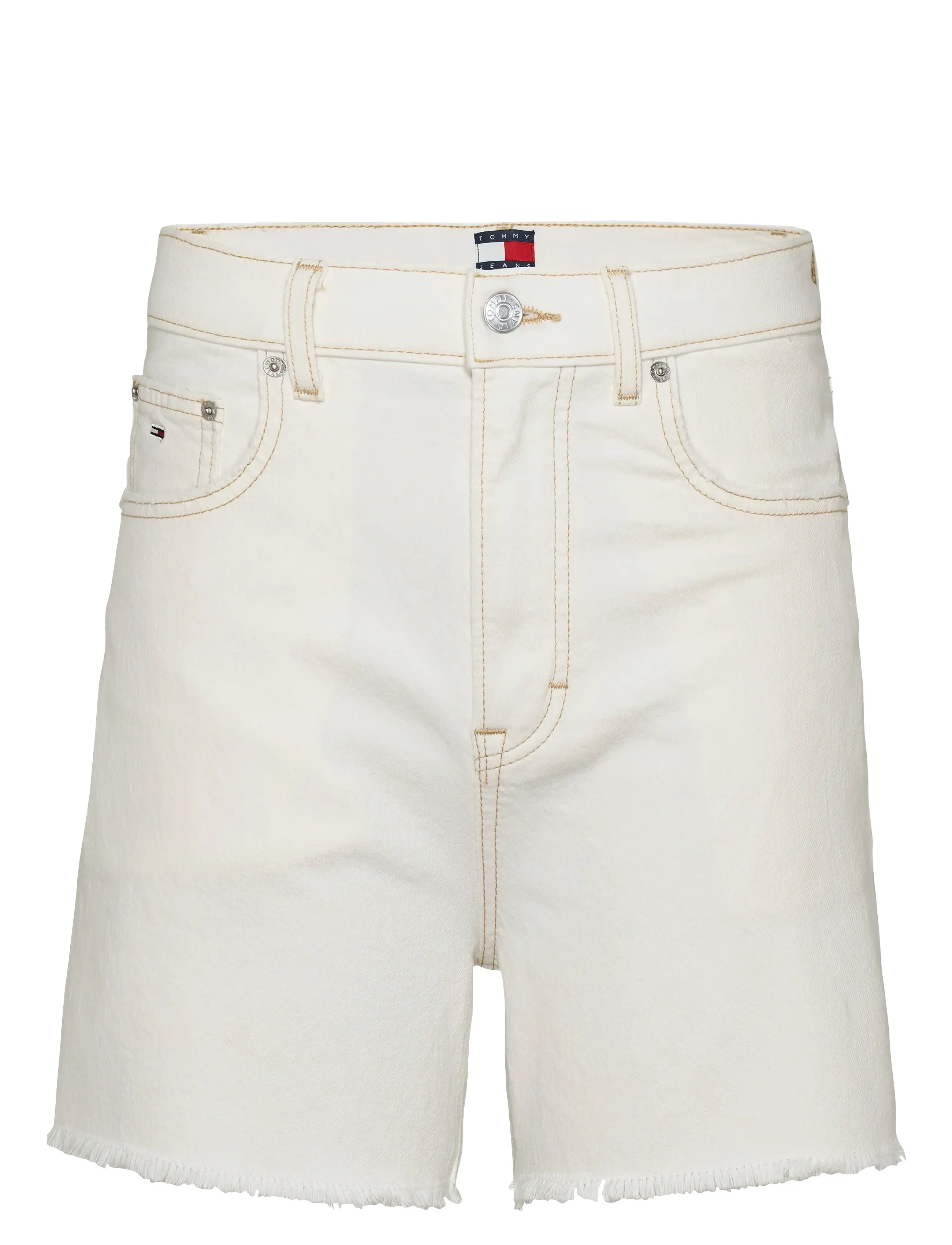Tommy Jeans MOM SHORT BI8194 - Shorts - DENIM WHITE / white