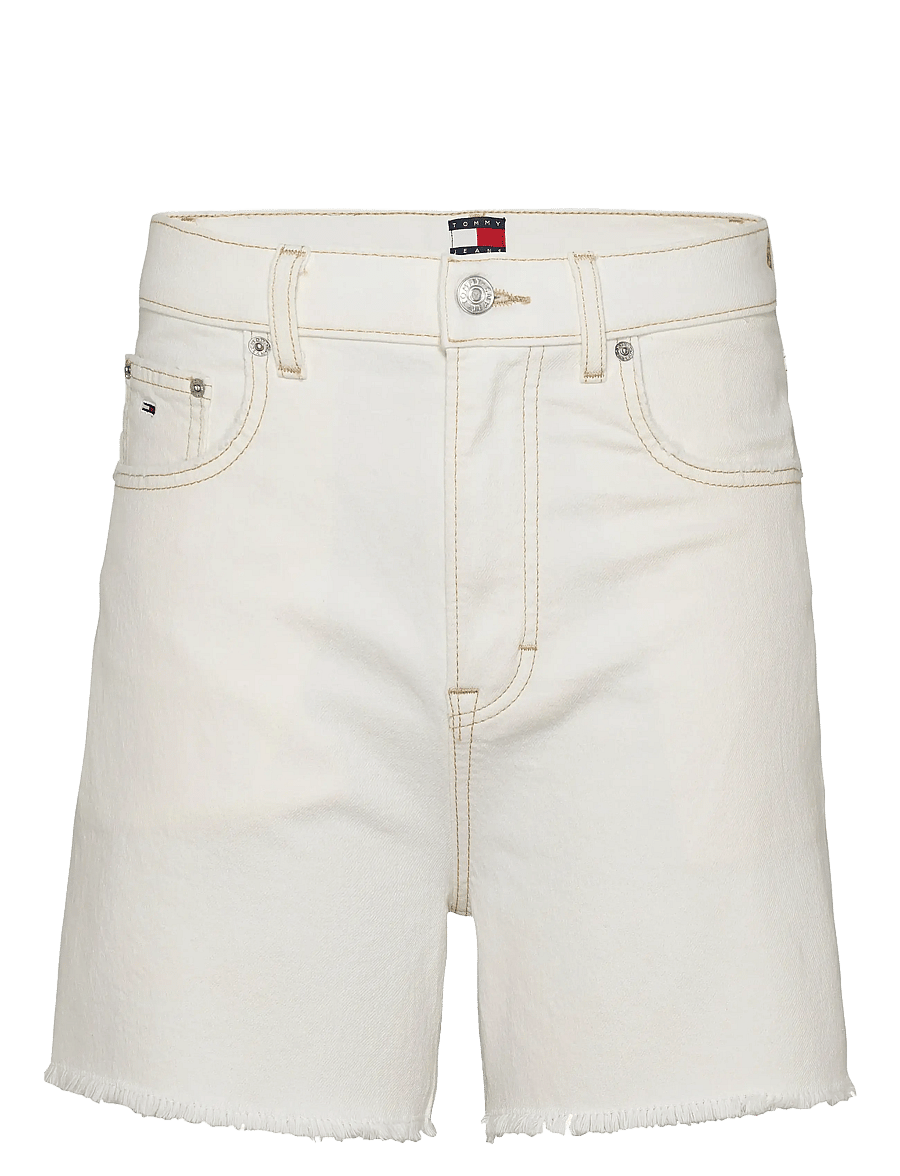 Tommy Jeans - MOM SHORT BI8194 - jeansshorts - denim white - 1