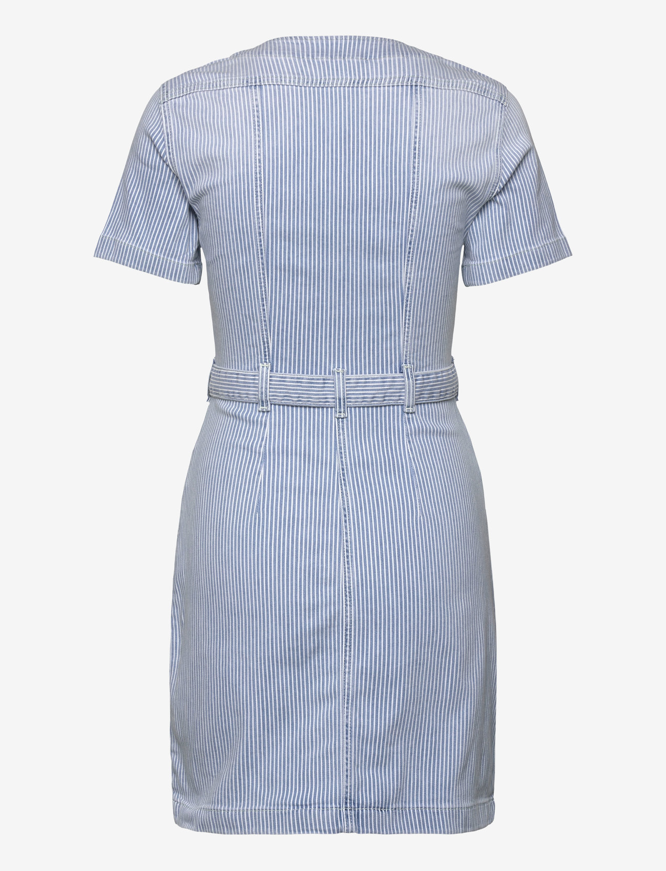 Tommy Jeans - SLIM BTNTR DRESS BI6136 - denimkjoler - denim medium - 2