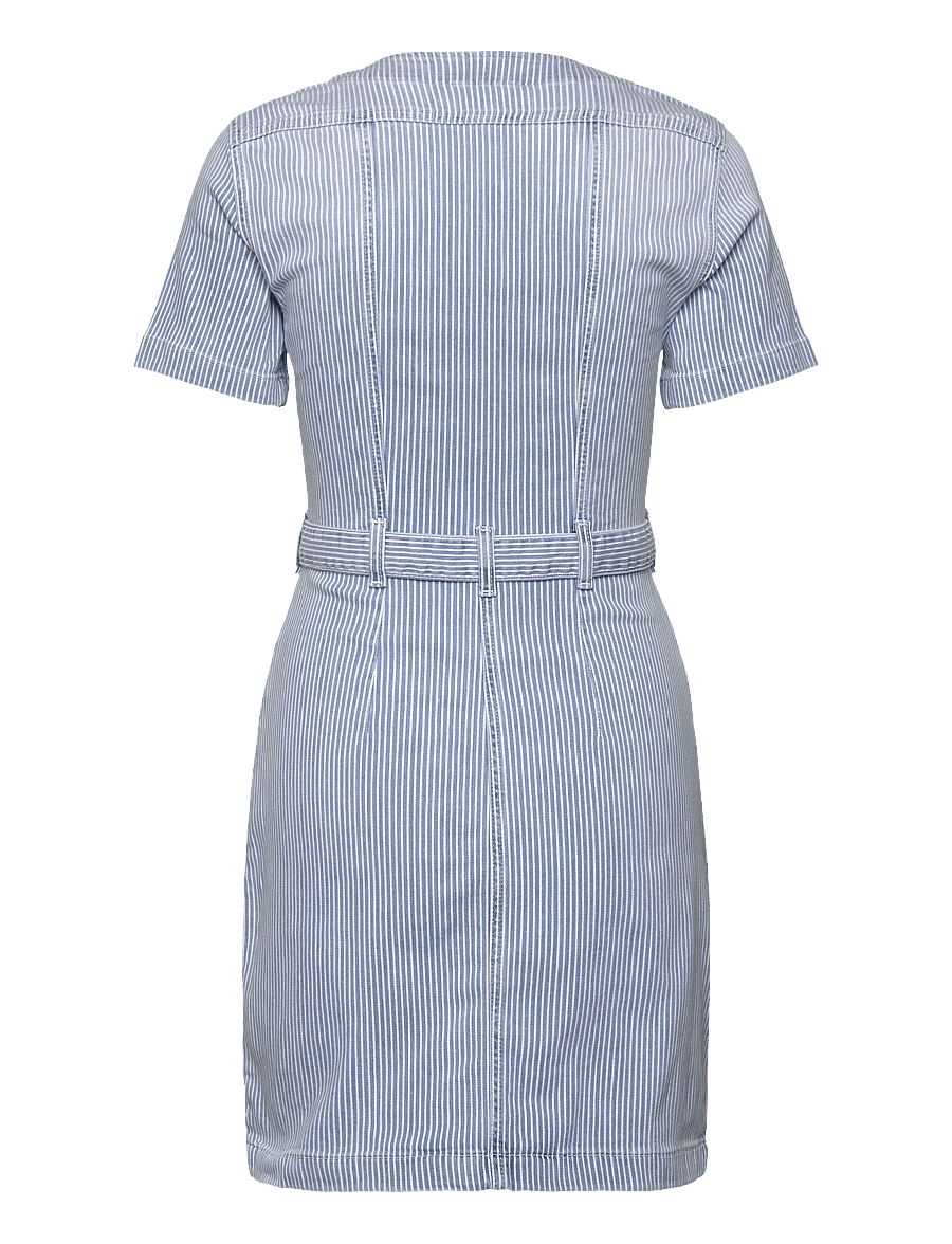 Tommy Jeans - SLIM BTNTR DRESS BI6136 - jeanskleider - denim medium - 2
