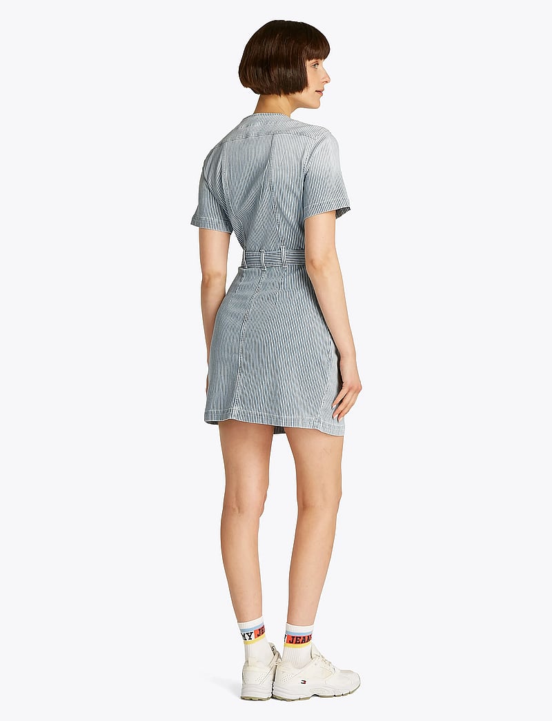 Tommy Jeans - SLIM BTNTR DRESS BI6136 - jeanskleider - denim medium - 3