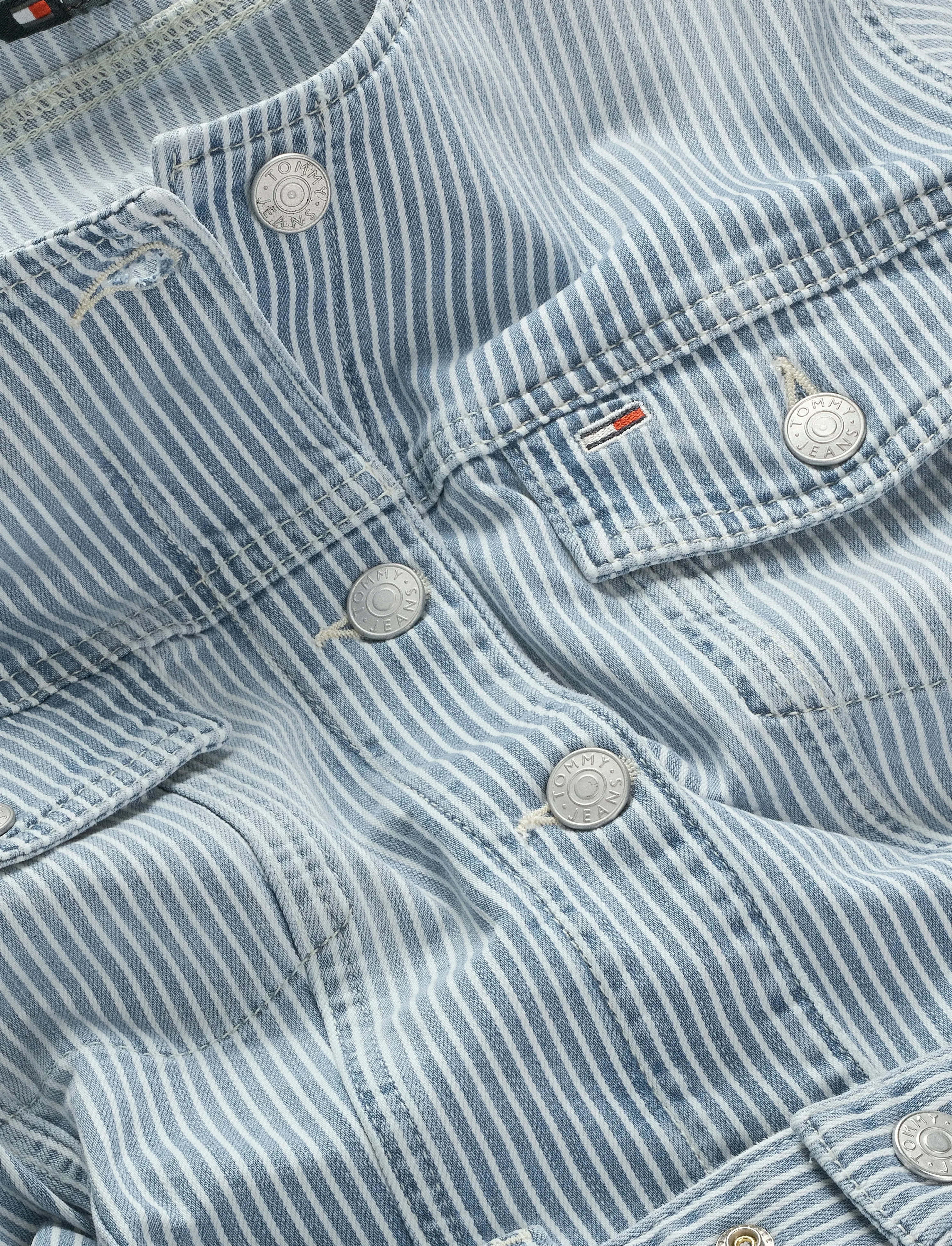 Tommy Jeans - SLIM BTNTR DRESS BI6136 - jeanskleider - denim medium - 5