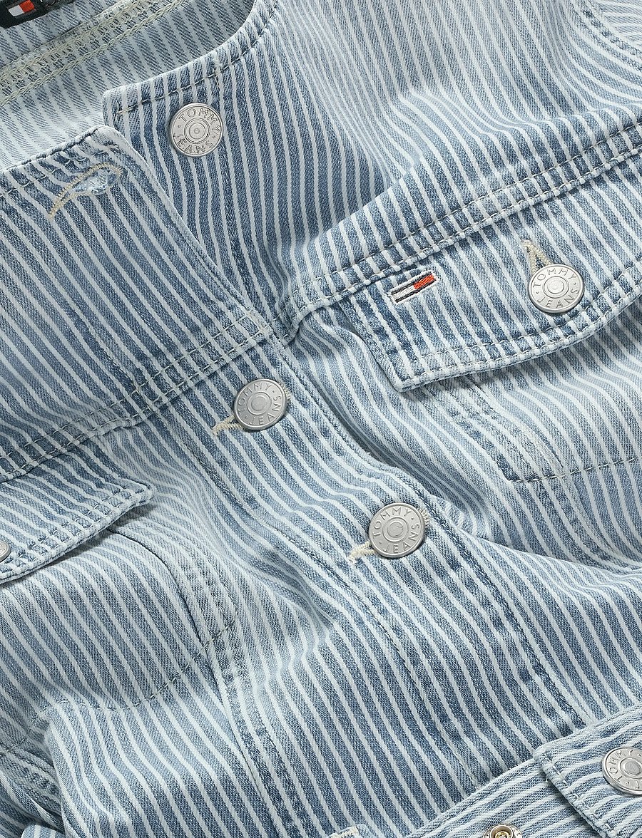 Tommy Jeans - SLIM BTNTR DRESS BI6136 - jeanskleider - denim medium - 5