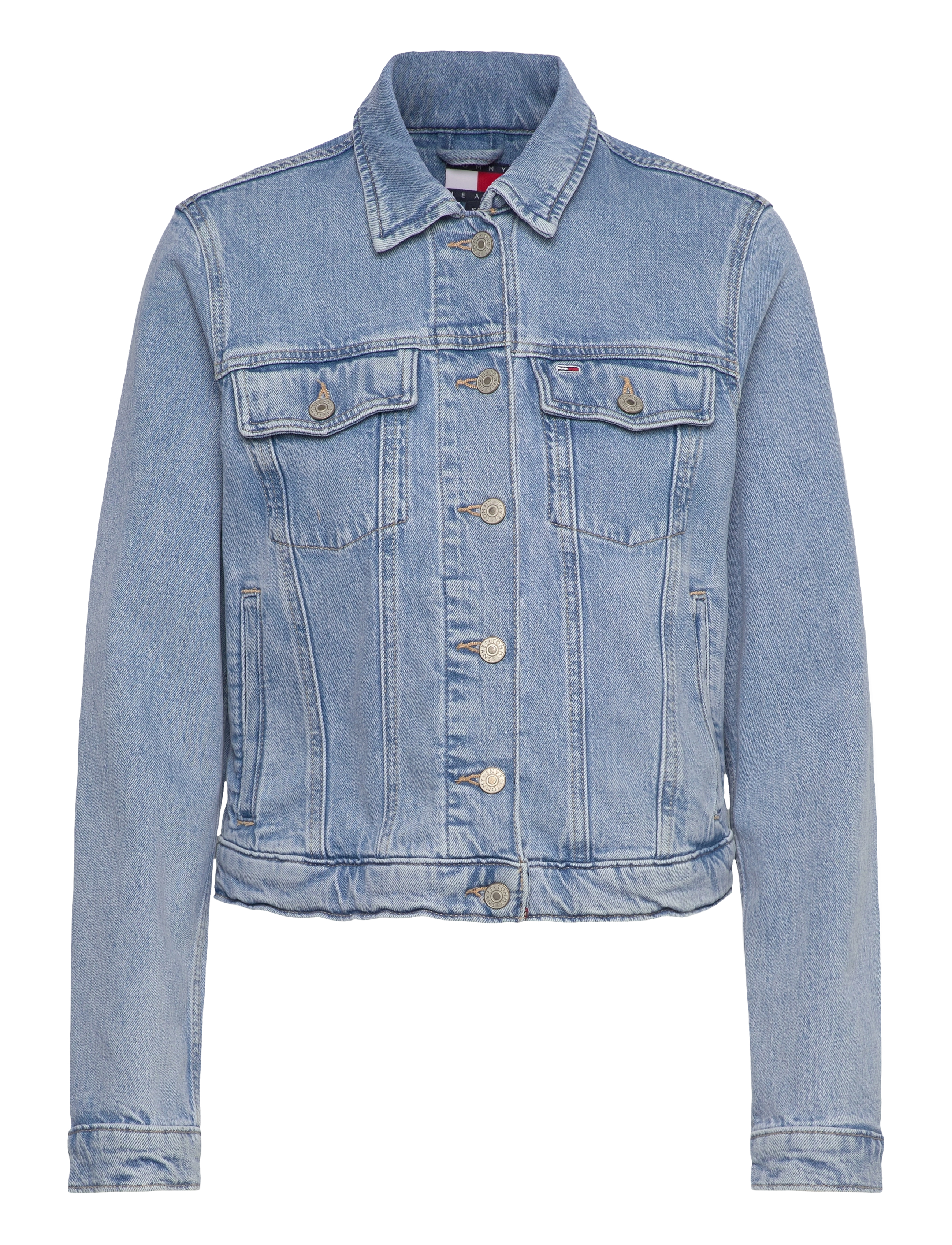 Tommy Jeans - CLASSIC TRUCKER JACKET BI8110 - denim light - 1