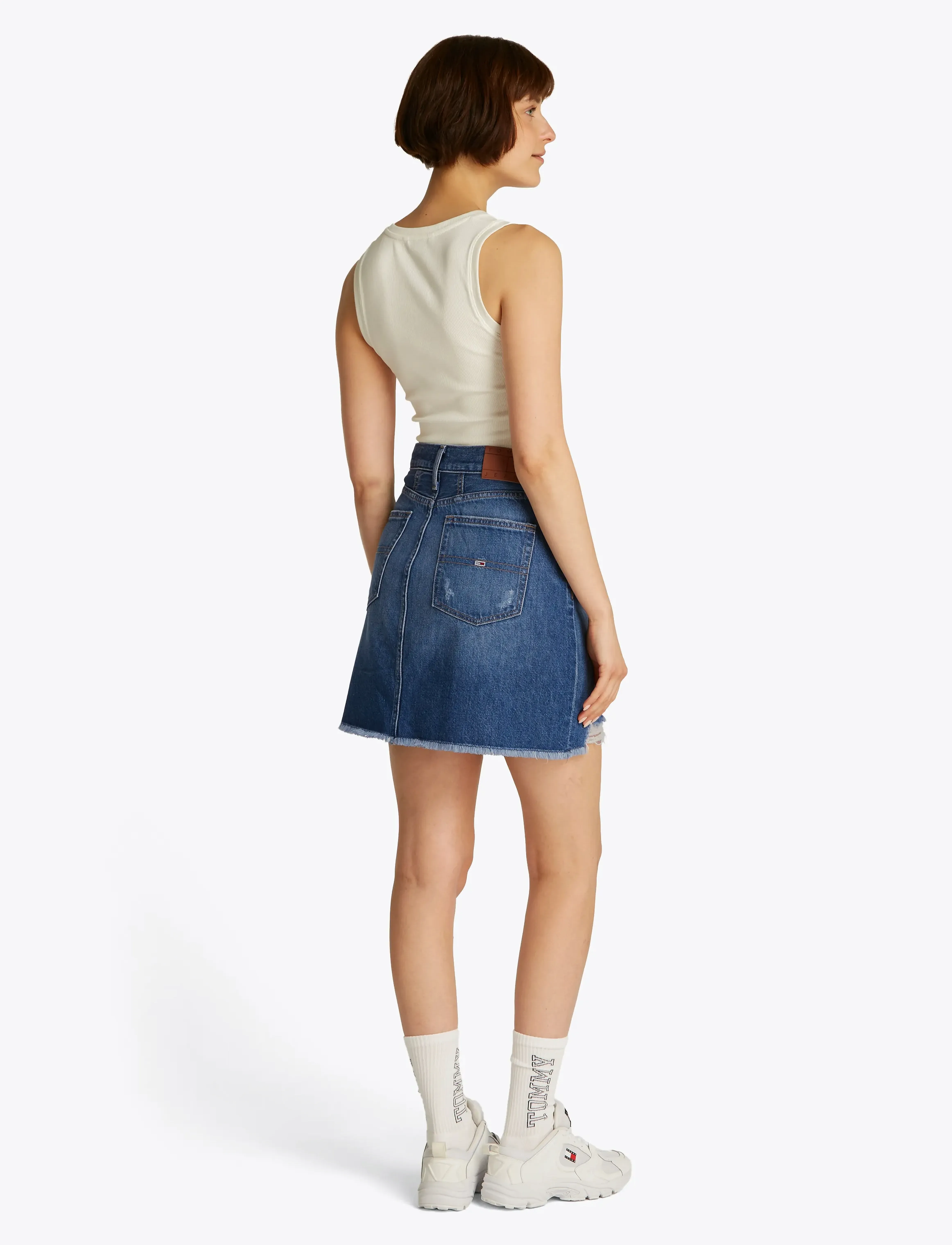 Tommy Jeans - MOM SKIRT BI8057 - farkkuhameet - denim dark - 3