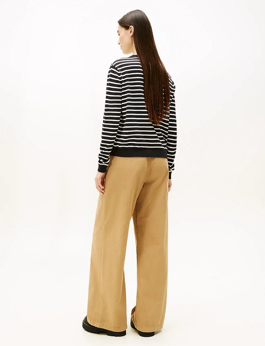 Tommy Jeans - TJW ESSENTIAL CREW SWEATER EXT - pullover - black ecru stripe - 3