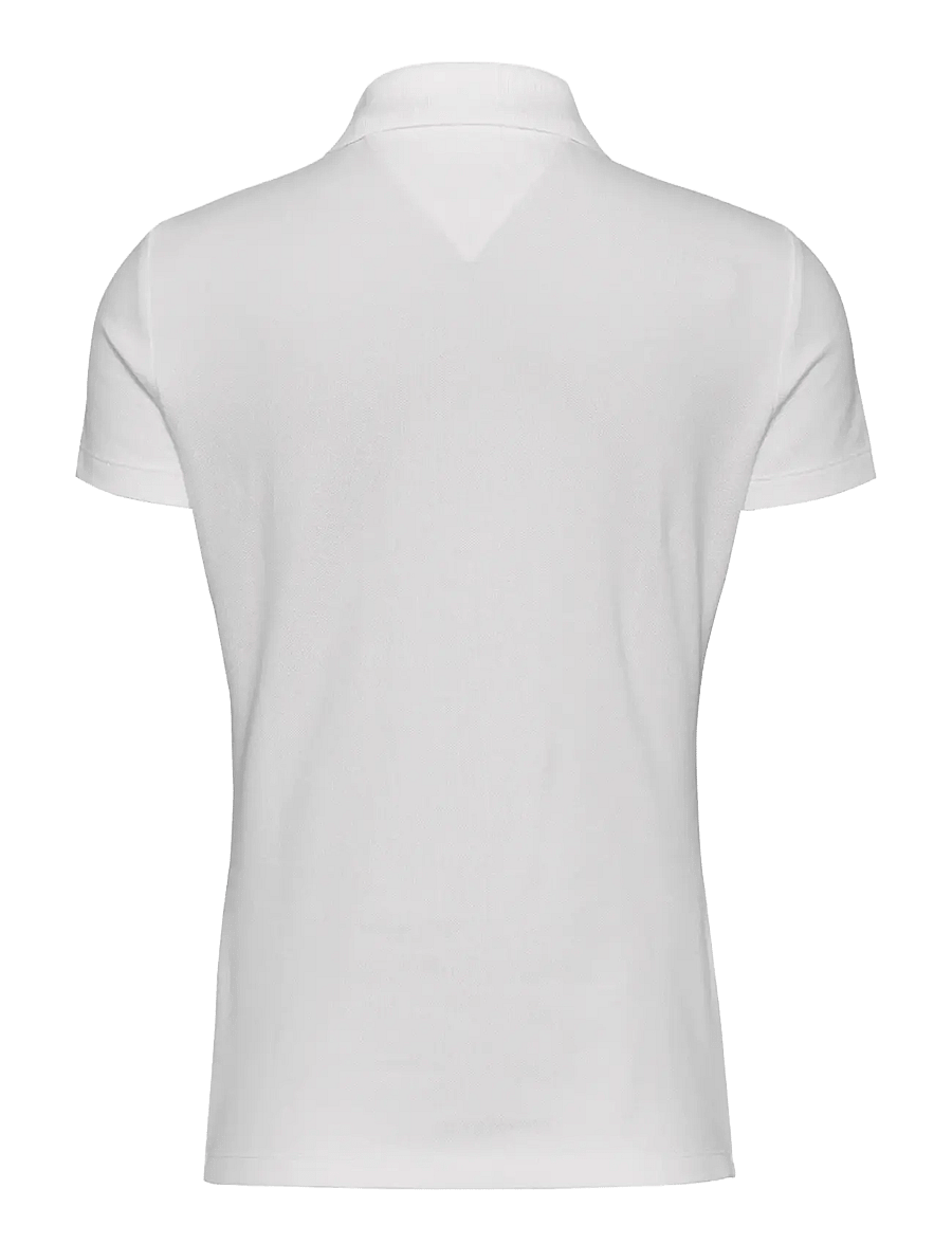 Tommy Jeans - TJW SLIM ESSENTIAL POLO SS - oberteile & t-shirts - ecru - 2