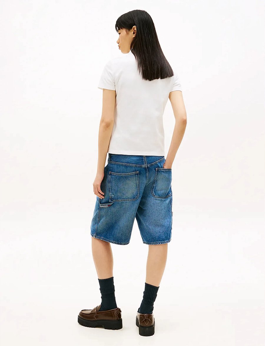 Tommy Jeans - TJW SLIM ESSENTIAL POLO SS - oberteile & t-shirts - ecru - 3