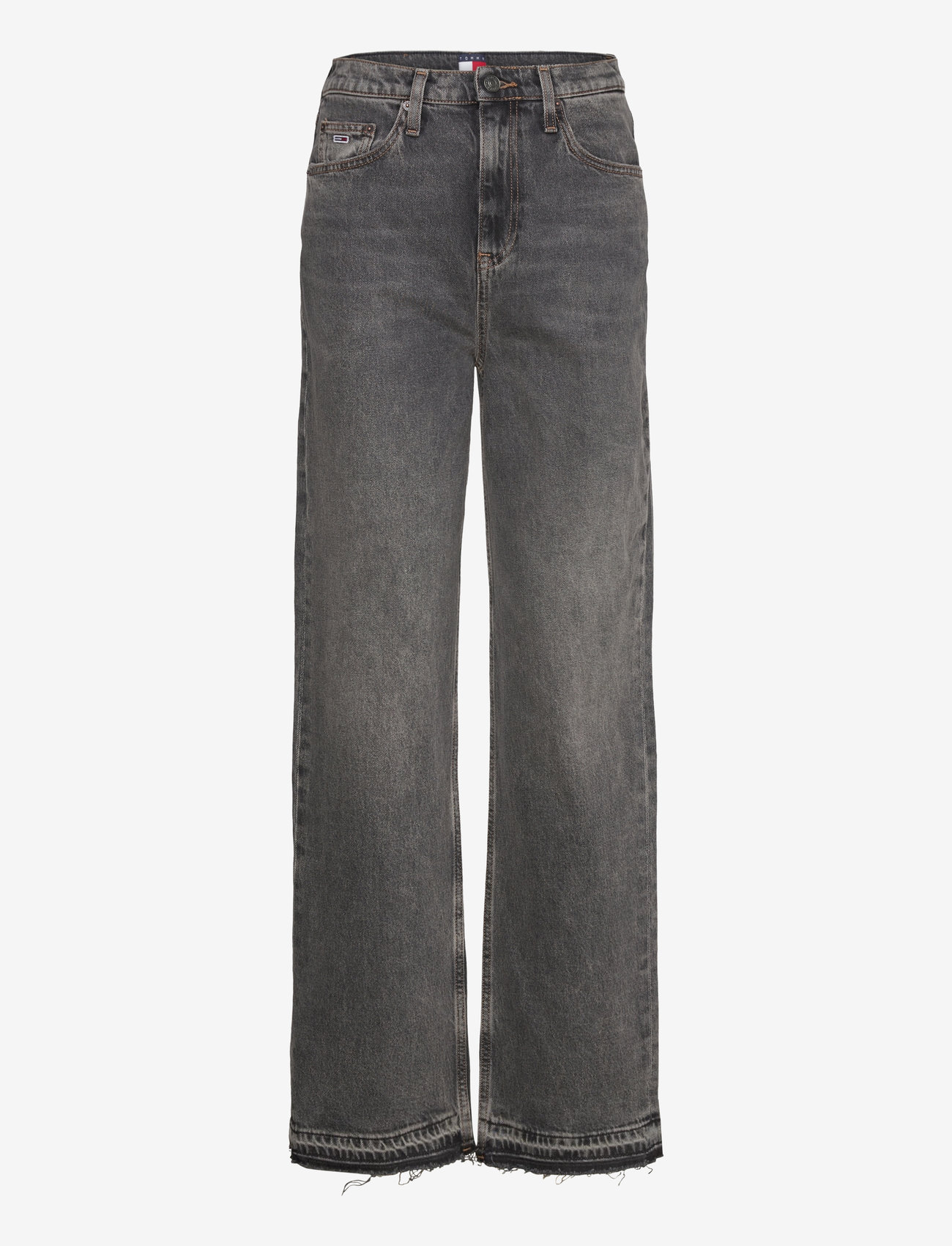 Tommy Jeans - LAYLA HR SLIM STRAIGHT AI6184 - denim black - 0