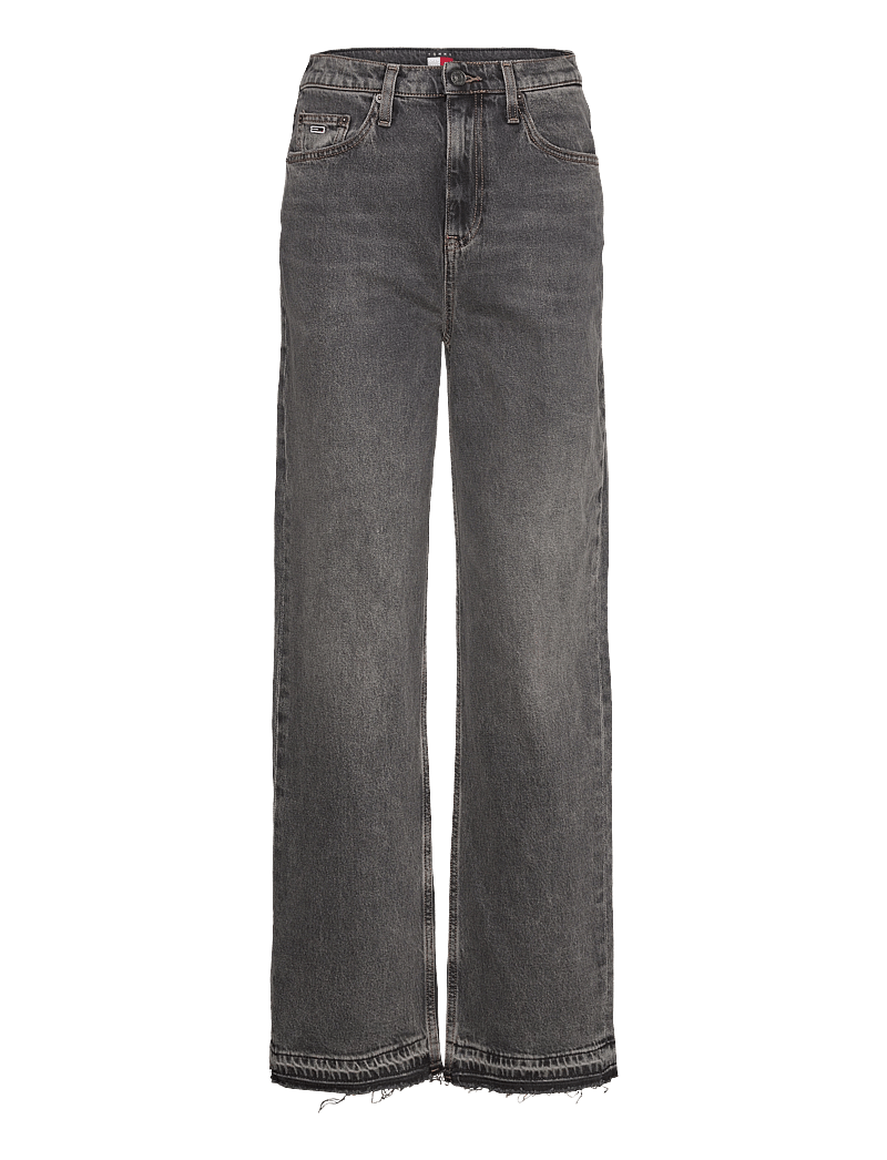 Tommy Jeans - LAYLA HR SLIM STRAIGHT AI6184 - denim black - 0