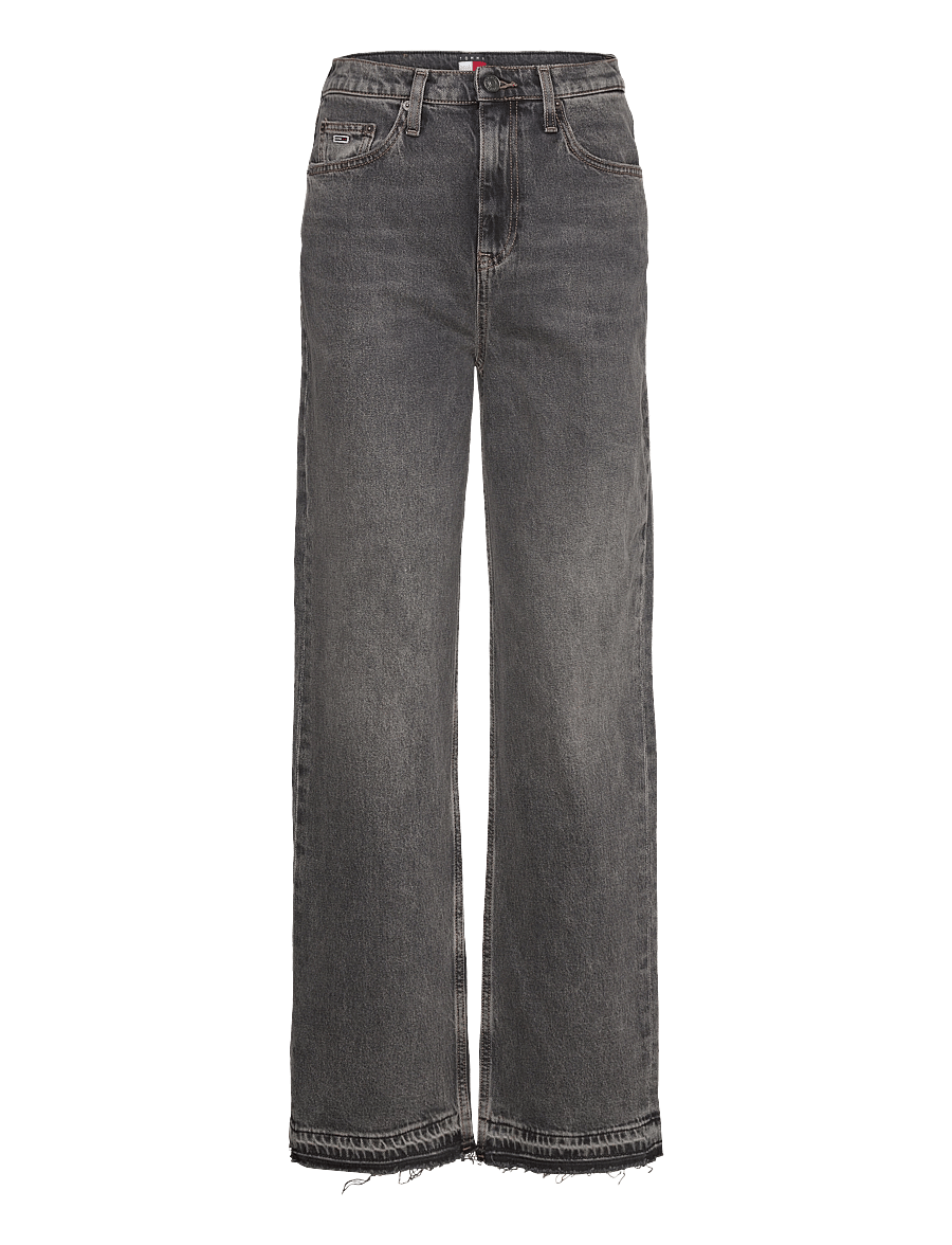Tommy Jeans - LAYLA HR SLIM STRAIGHT AI6184 - denim black - 0