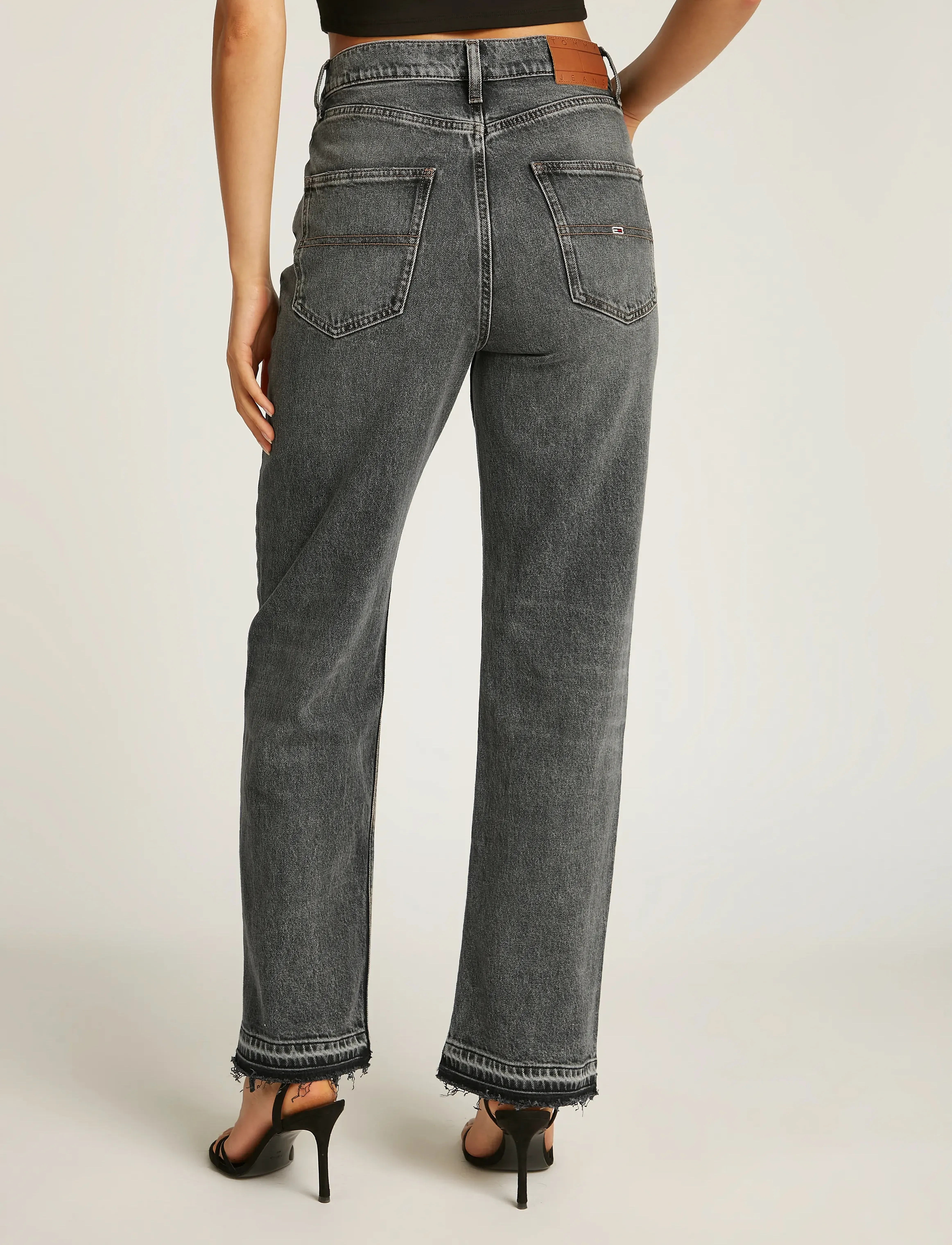 Tommy Jeans - LAYLA HR SLIM STRAIGHT AI6184 - denim black - 3