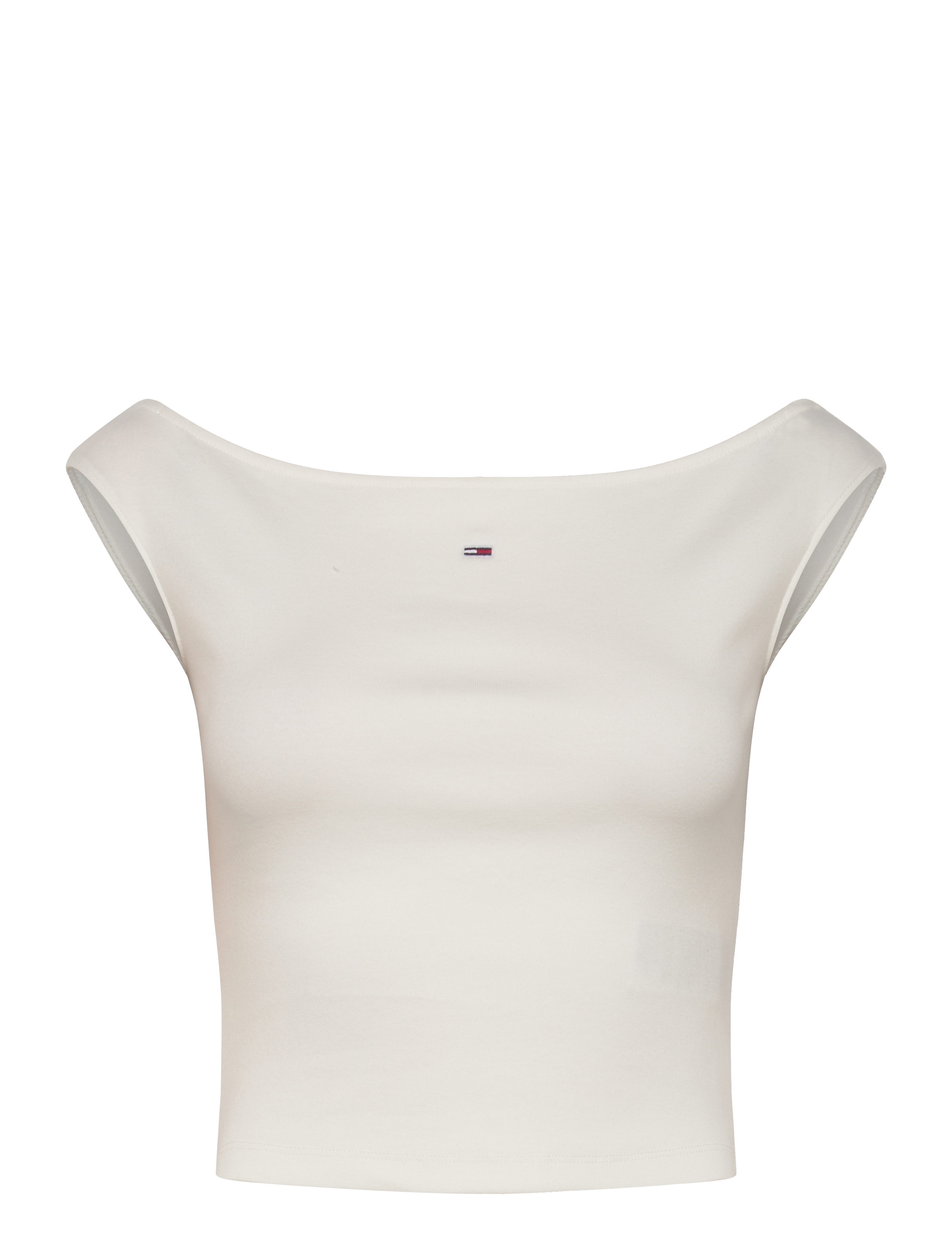 Tommy Jeans - TJW BOAT NECK TOP SS EXT - ecru - 1