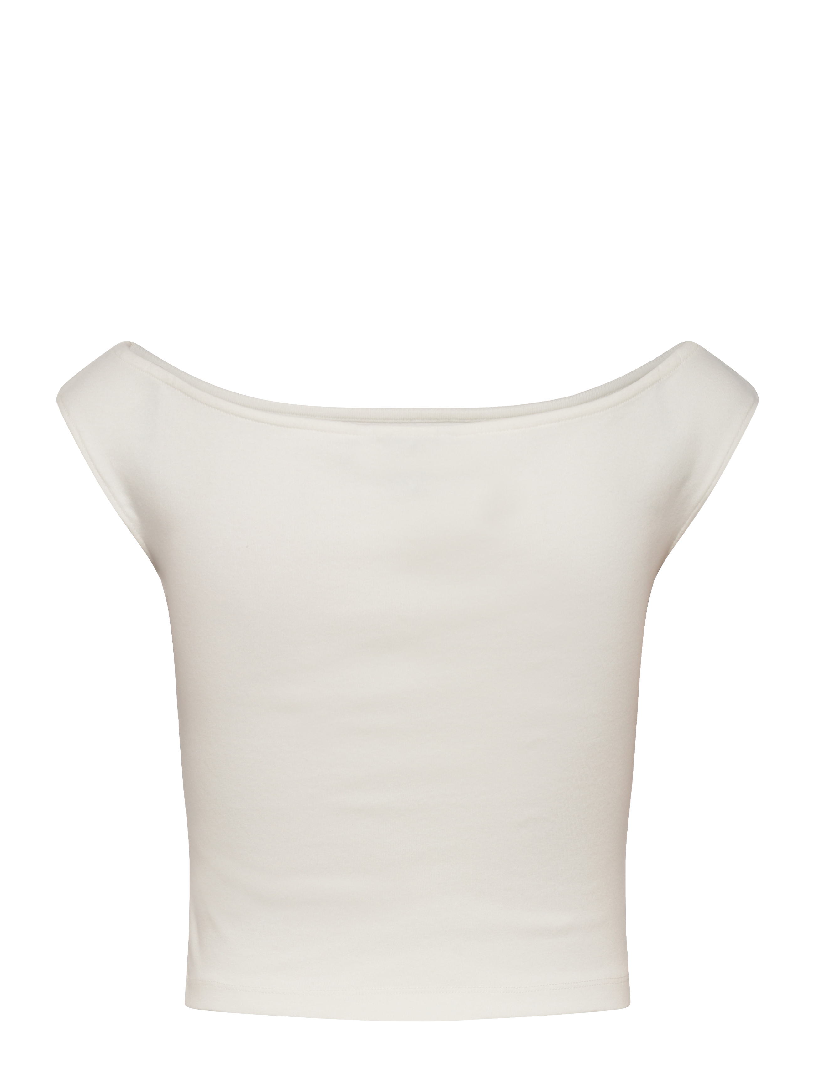 Tommy Jeans - TJW BOAT NECK TOP SS EXT - ecru - 2