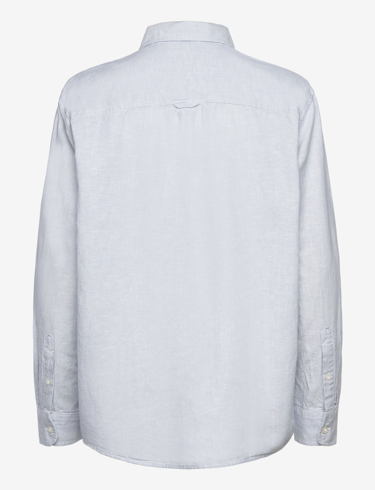 Tommy Jeans - TJW RLX LINEN SHIRT - long-sleeved shirts - colorado blue / stripe - 2