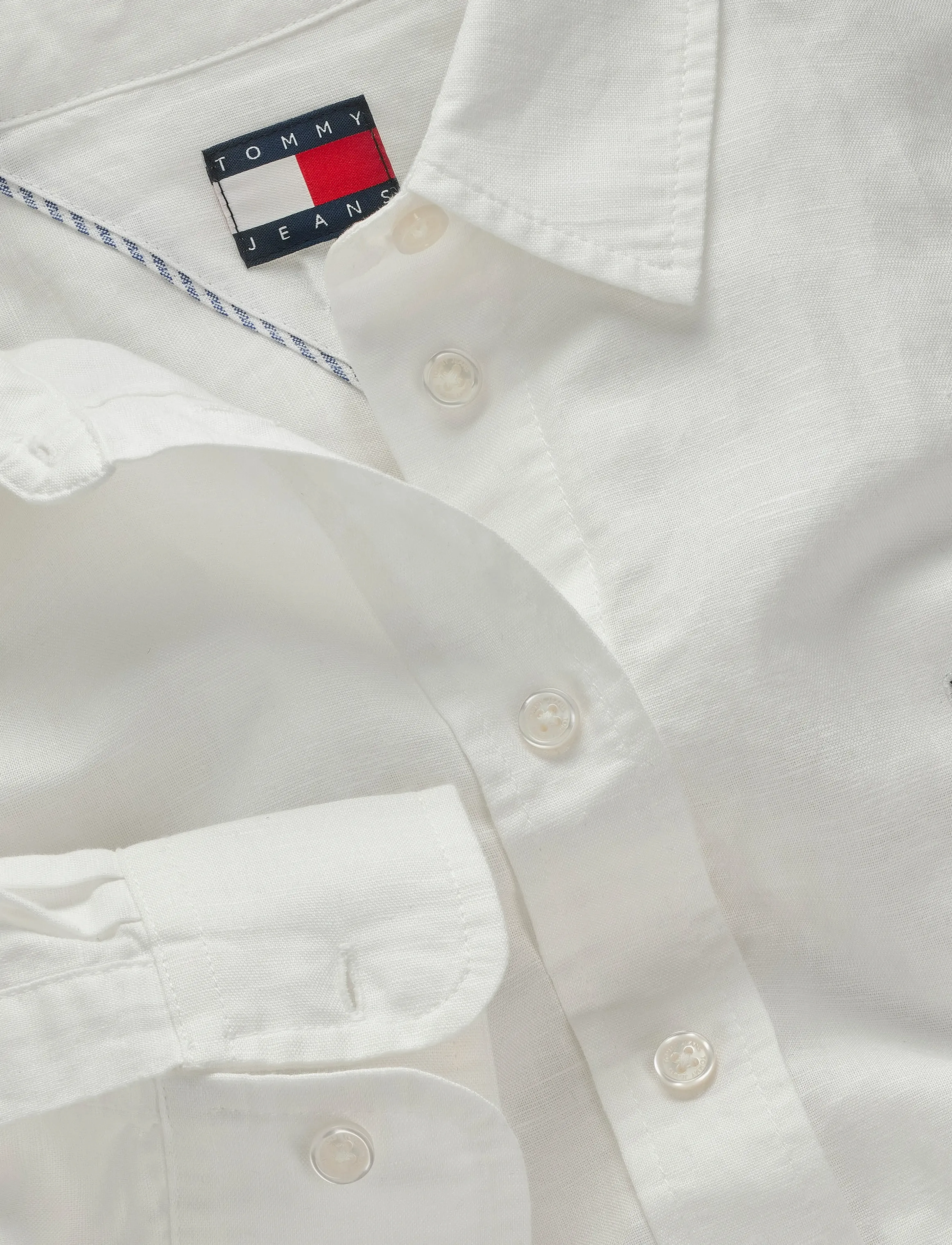 Tommy Jeans - TJW RLX LINEN SHIRT - ecru - 2