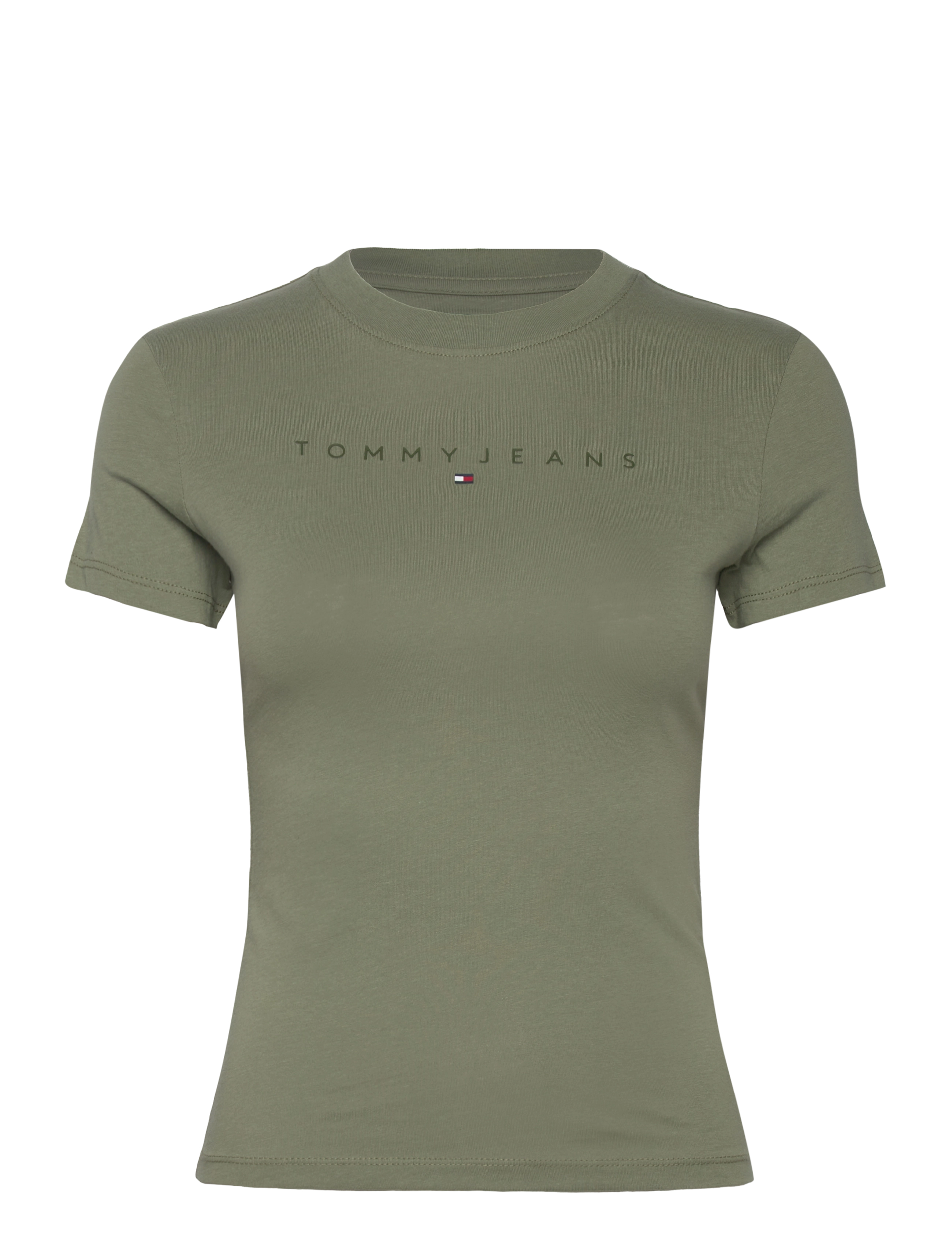 Tommy Jeans - TJW SLIM TONAL LINEAR TEE EXT - aruba green - 1