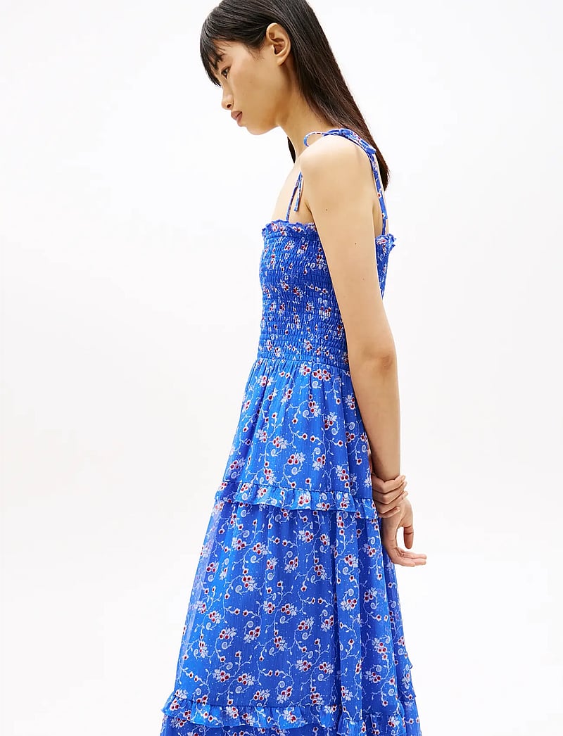Tommy Jeans - TJW AOP CHIFFON MAXI DRESS EXT - sommerkleider - empire blue aop - 3