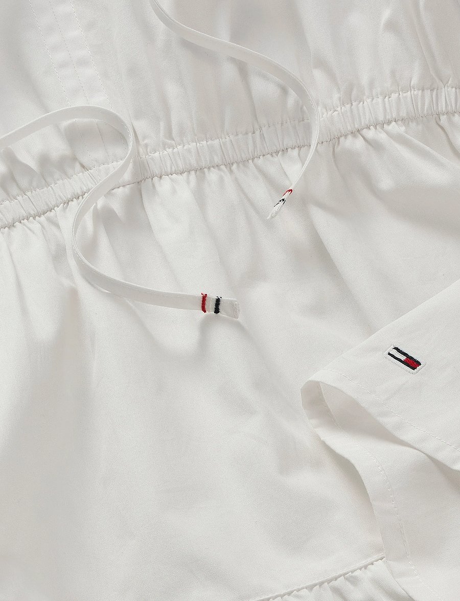 Tommy Jeans - TJW POPLIN TIERED MINI DRESS EXT - kesämekot - ecru - 5