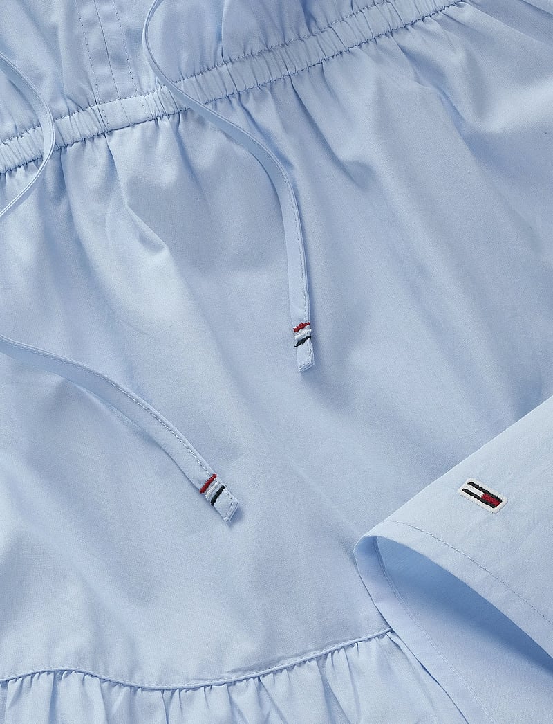 Tommy Jeans - TJW POPLIN TIERED MINI DRESS EXT - suvekleidid - sweet blue - 5