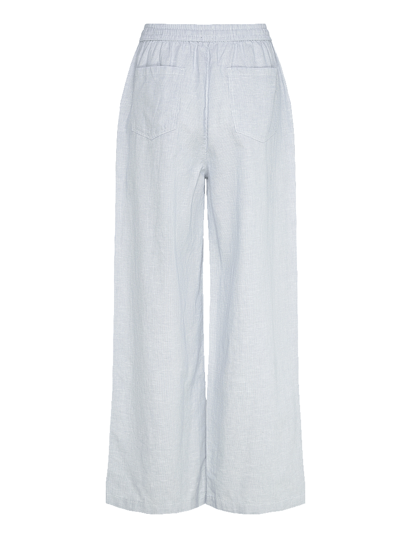 Tommy Jeans - TJW LINEN PANT - hørbukser - colorado blue / stripe - 2