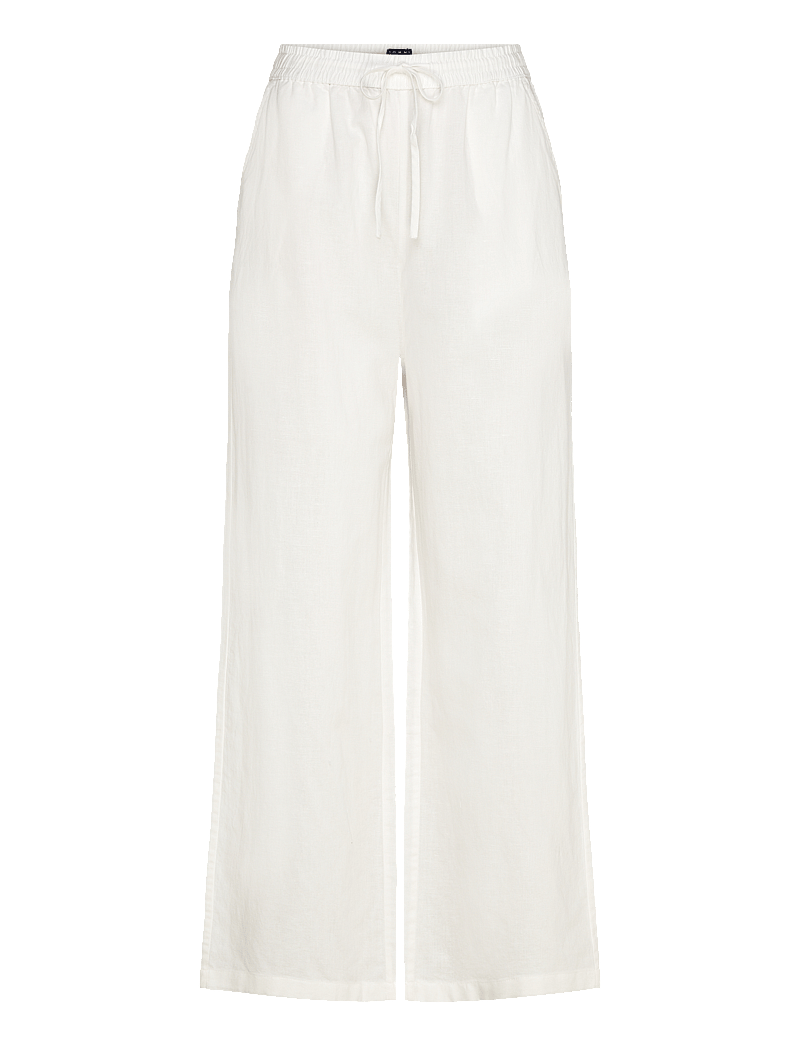 Tommy Jeans - TJW LINEN PANT - hørbukser - ecru - 1