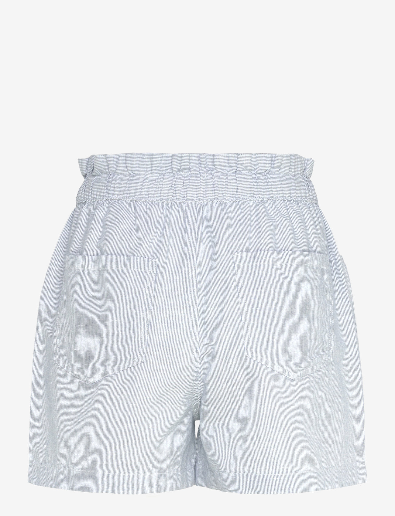 Tommy Jeans - TJW COTTON LINEN SHORT - paper bag shorts - colorado blue / stripe - 2