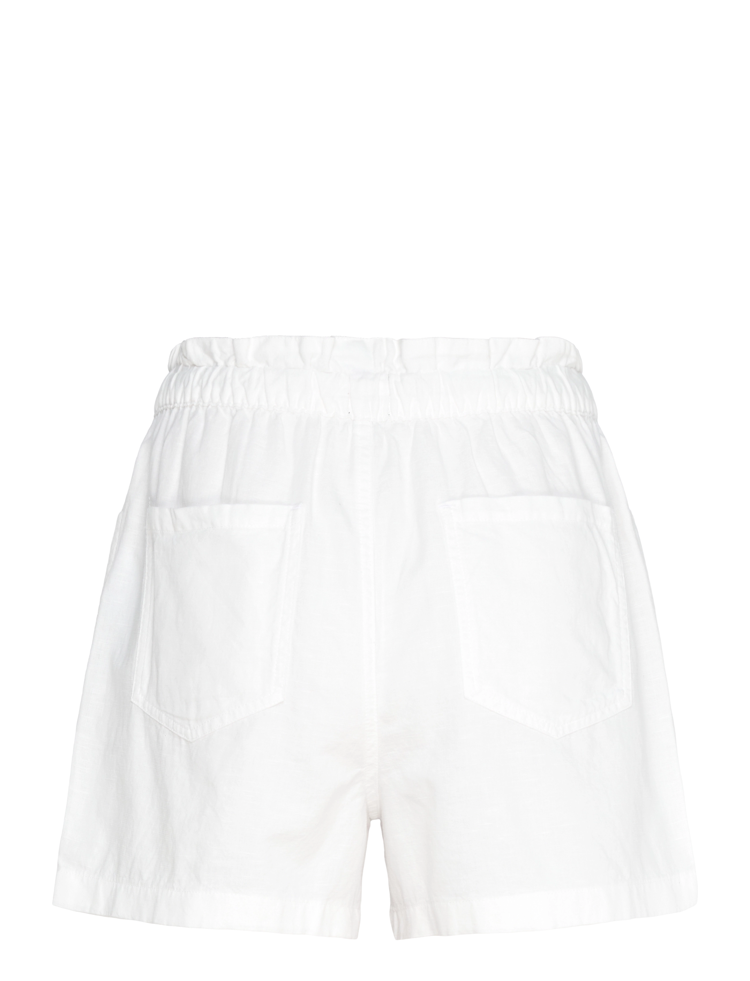 Tommy Jeans - TJW COTTON LINEN SHORT - paper bag shorts - ecru - 2
