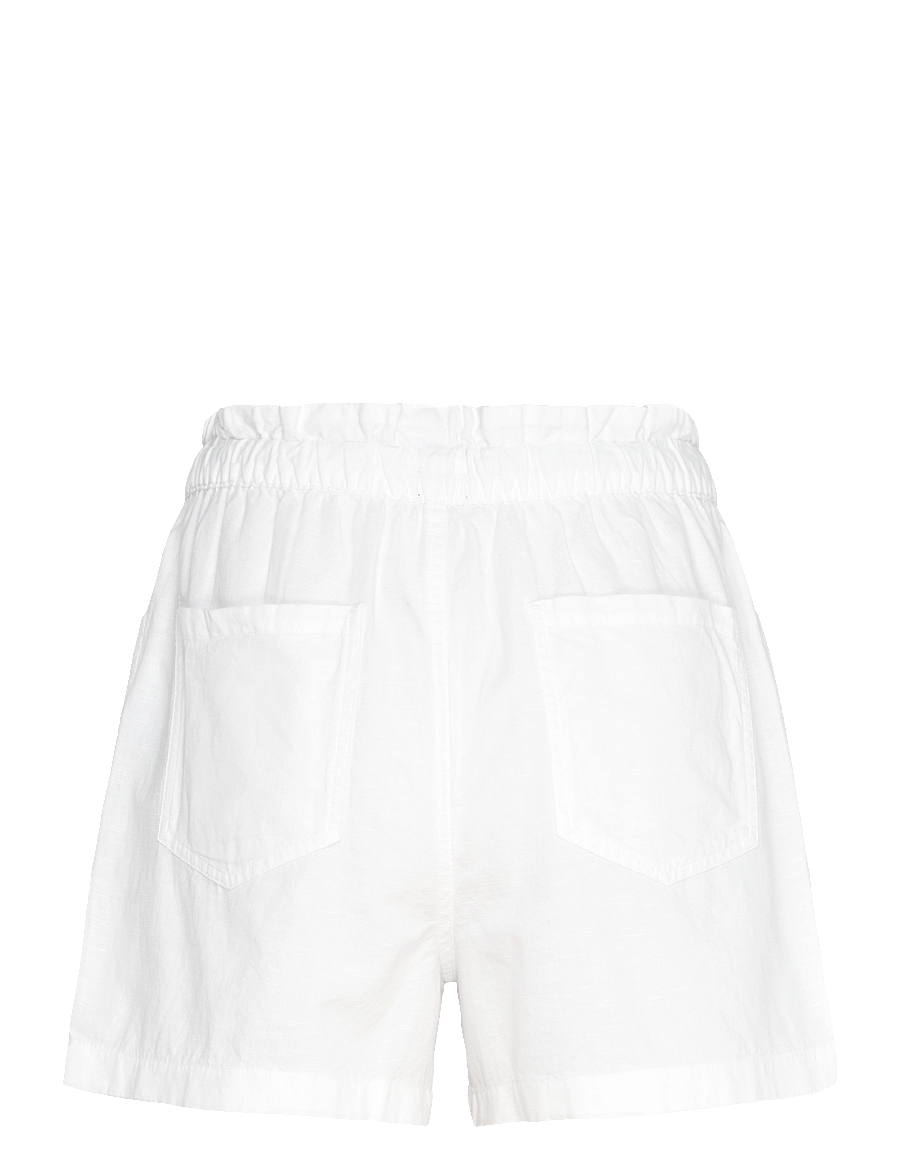 Tommy Jeans - TJW COTTON LINEN SHORT - paperbag shorts - ecru - 2