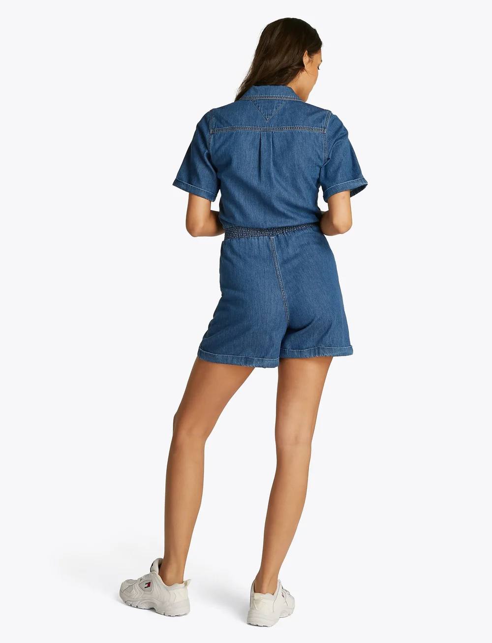 Tommy Jeans - TJW LT DENIM PLAYSUIT - jeanskleider - denim medium - 3