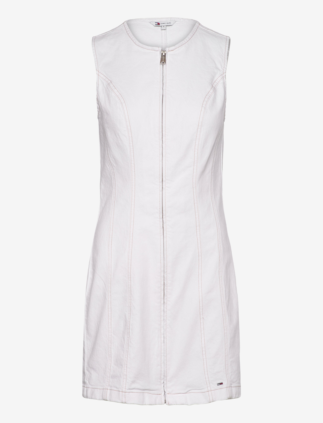 Tommy Jeans - SLVLS SLIM DRESS BI6190 - jeanskleider - denim white - 1