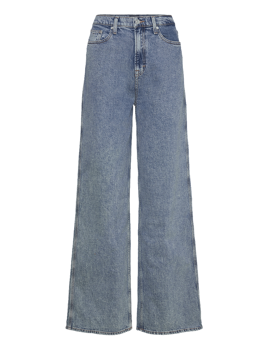 Tommy Jeans - CLAIRE HGH WD AI4136 - hosen mit weitem bein - denim medium - 1