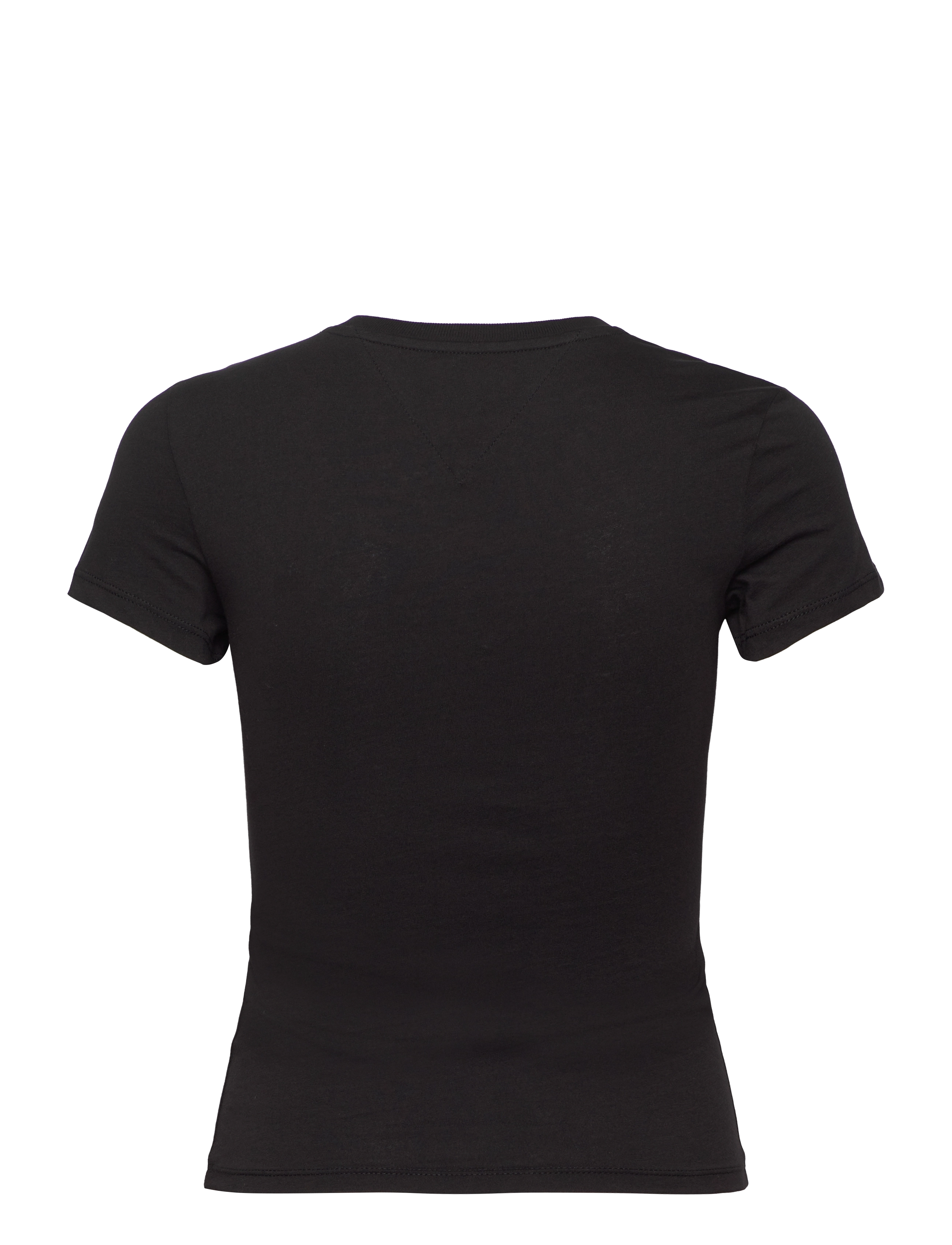 Tommy Jeans - TJW SLIM C-NECK TEE - t-shirts - black - 2
