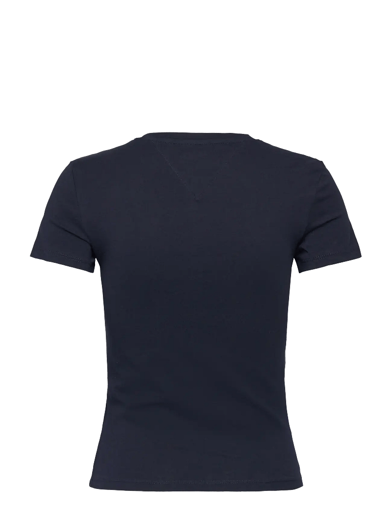 Tommy Jeans - TJW SLIM C-NECK TEE - t-shirts - dark night navy - 2