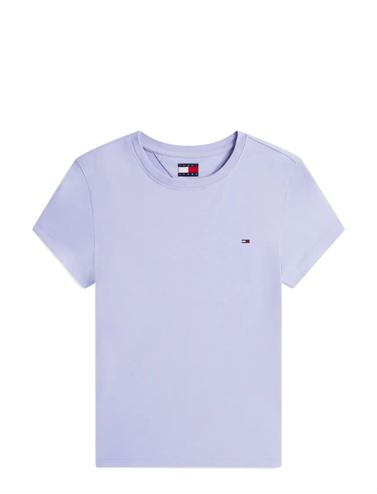 Tommy Jeans TJW SLIM C-NECK TEE - Lägsta priserna - PERIWINKLE DUSK / purple
