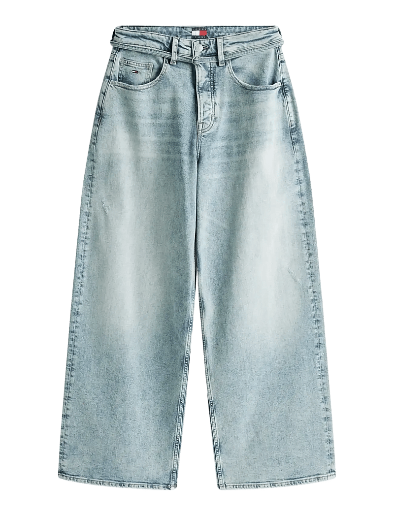 Tommy Jeans - CHARLIE MR LS WD BELT CBF CI6137 - brede jeans - denim mid light blue - 1