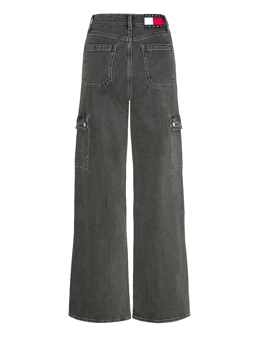 Tommy Jeans - CLAIRE HR WD CARGO CI4171 - cargo-hosen - denim grey - 2