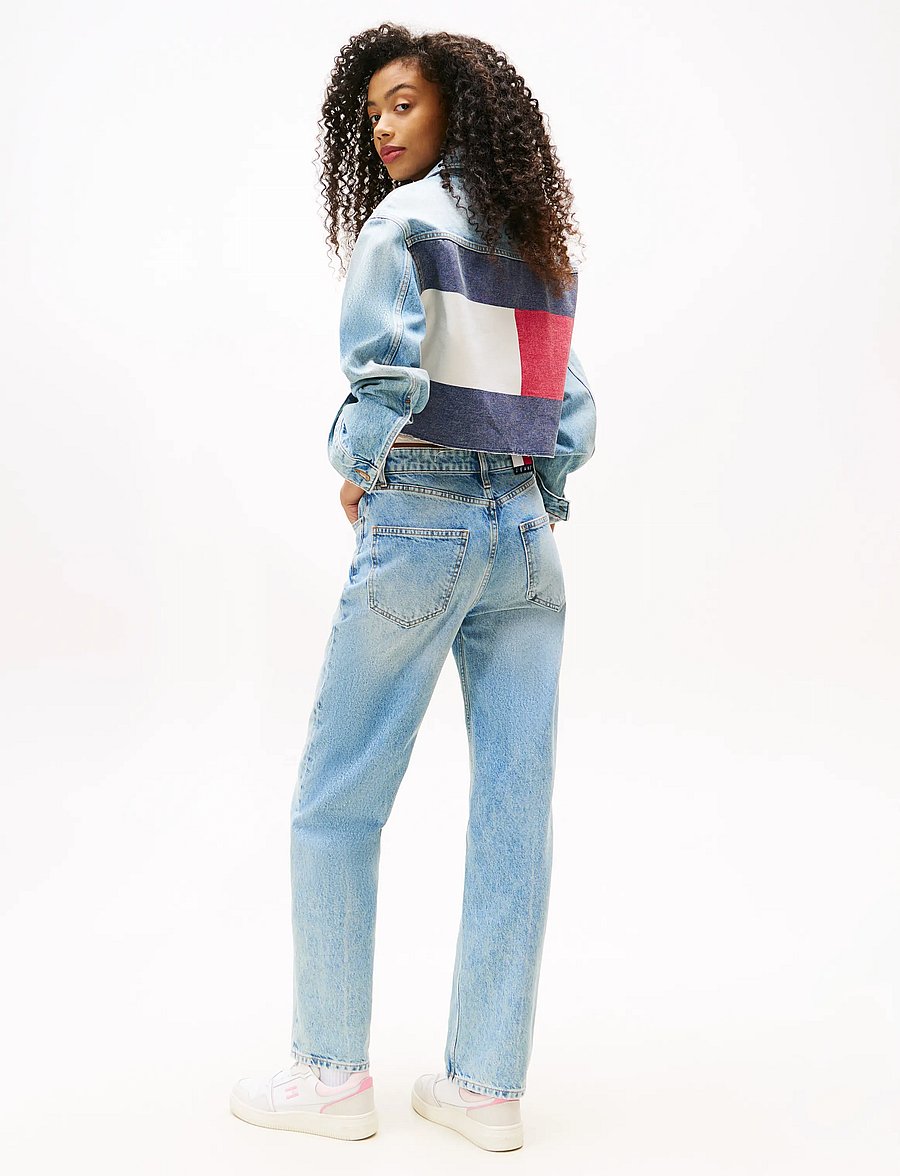 Tommy Jeans - LAYLA HR SLIM STR CBF RWB CI6033 - skinny jeans - denim mid light blue - 4