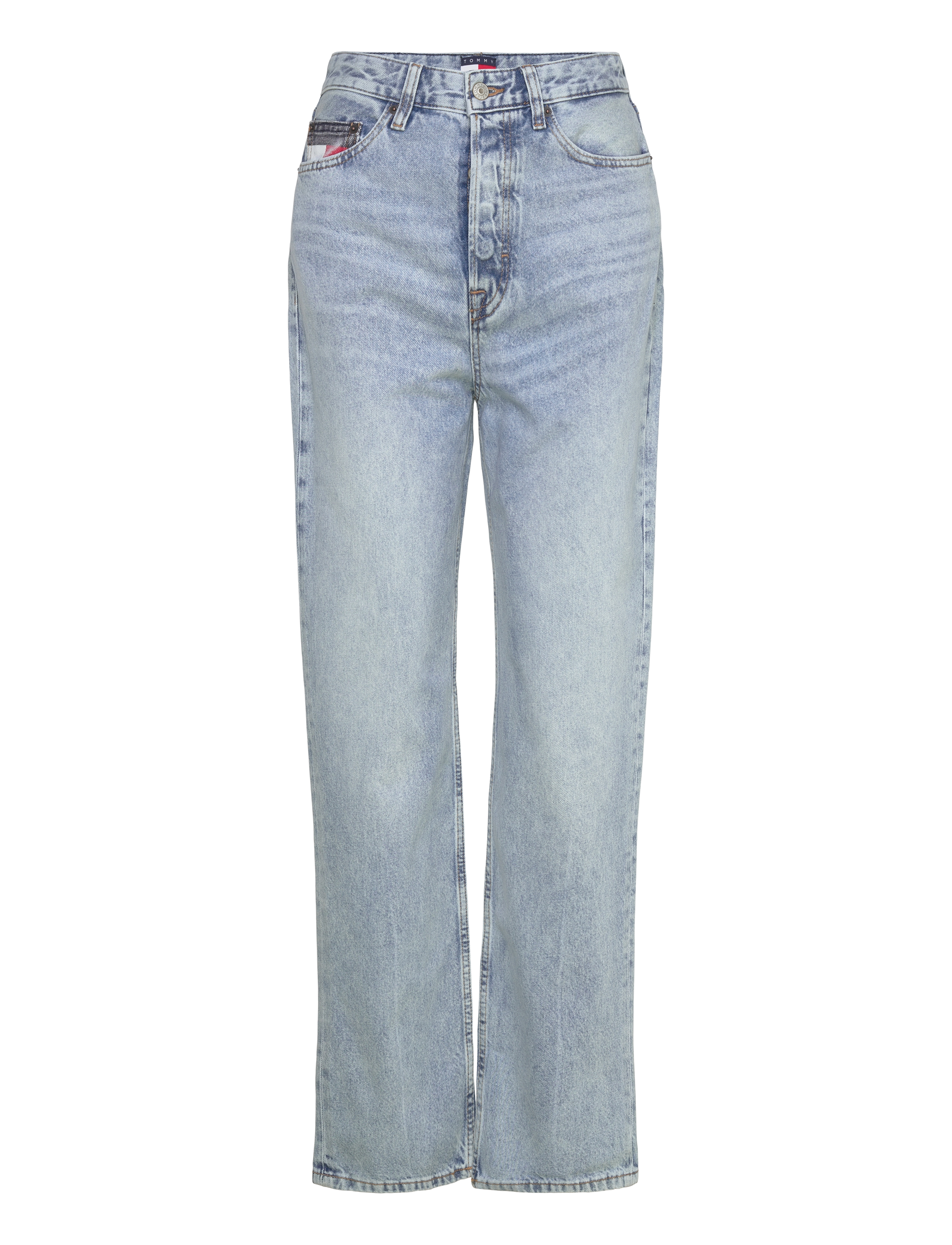 Tommy Jeans - LAYLA HR SLIM STR CBF RWB CI6033 - skinny jeans - denim mid light blue - 3