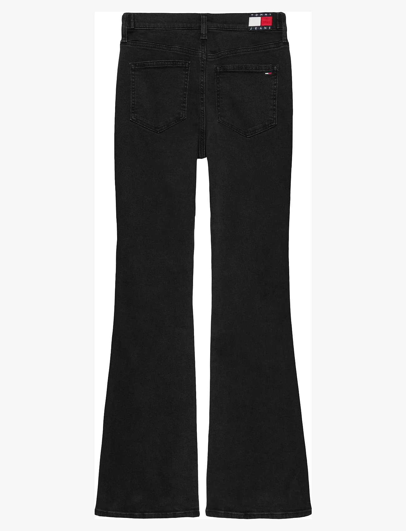 Tommy Jeans - SYLVIA HGH FLR TAB CI4282 - schlaghosen - denim washed black black - 2