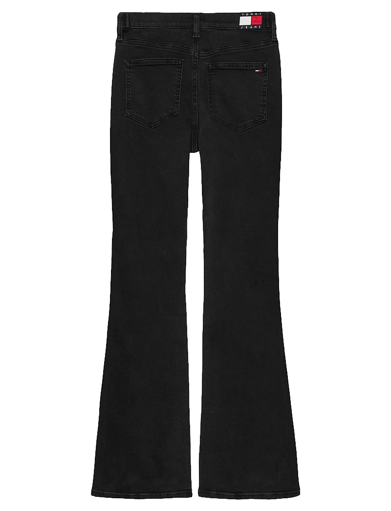 Tommy Jeans - SYLVIA HGH FLR TAB CI4282 - schlaghosen - denim washed black black - 2