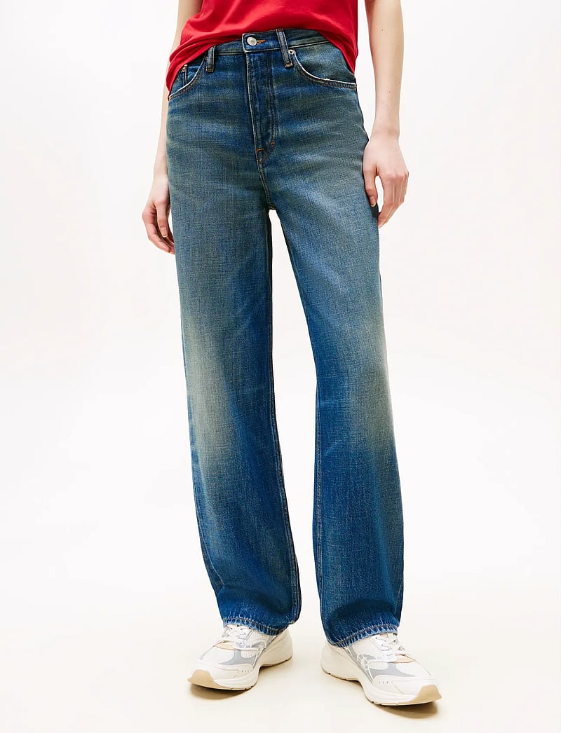 Tommy Jeans - LAYLA HR SLIM STR CBF CI2037 - regular jeans - denim medium - 0